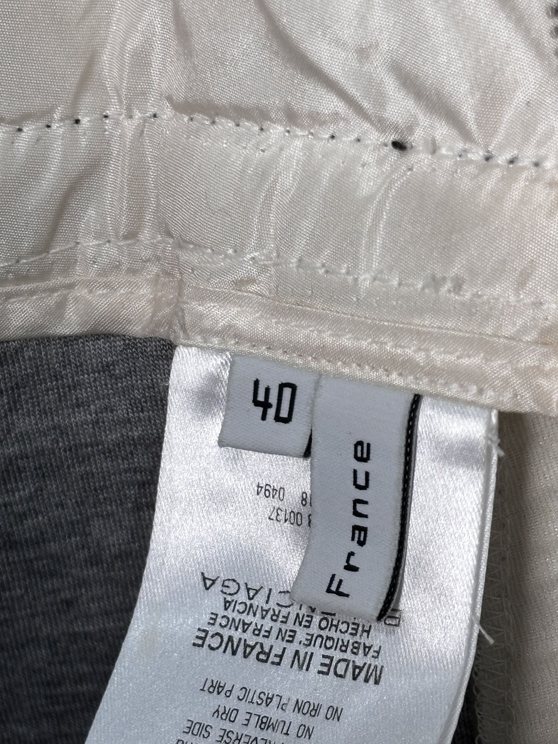 Balenciaga Balenciaga Black Trousers with Leather Waistband Size 27" / US 4 / IT 40 - 3 Thumbnail