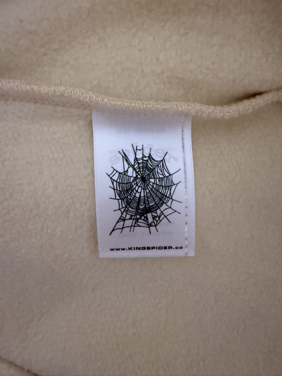 Sp5der Sp5der Creme Beluga Hoodie Size M Size US M / EU 48-50 / 2 - 7 Thumbnail