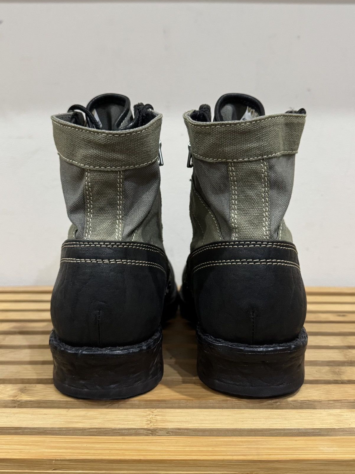 Visvim Visvim 7-Hole ‘73 Folk Boots Black Olive W7 37 38 W8 7 8 Size US 5 / EU 37 - 6 Thumbnail