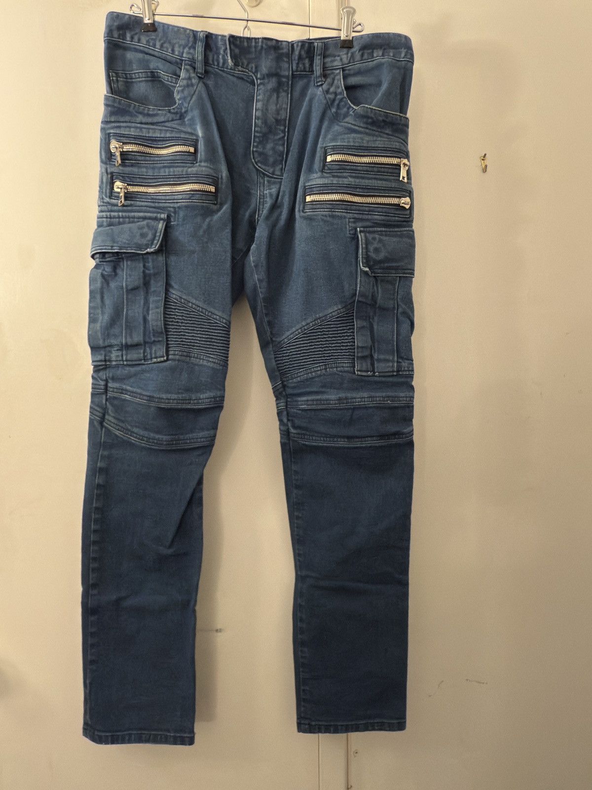 Balmain Balmain Biker Cargo Denim | Grailed