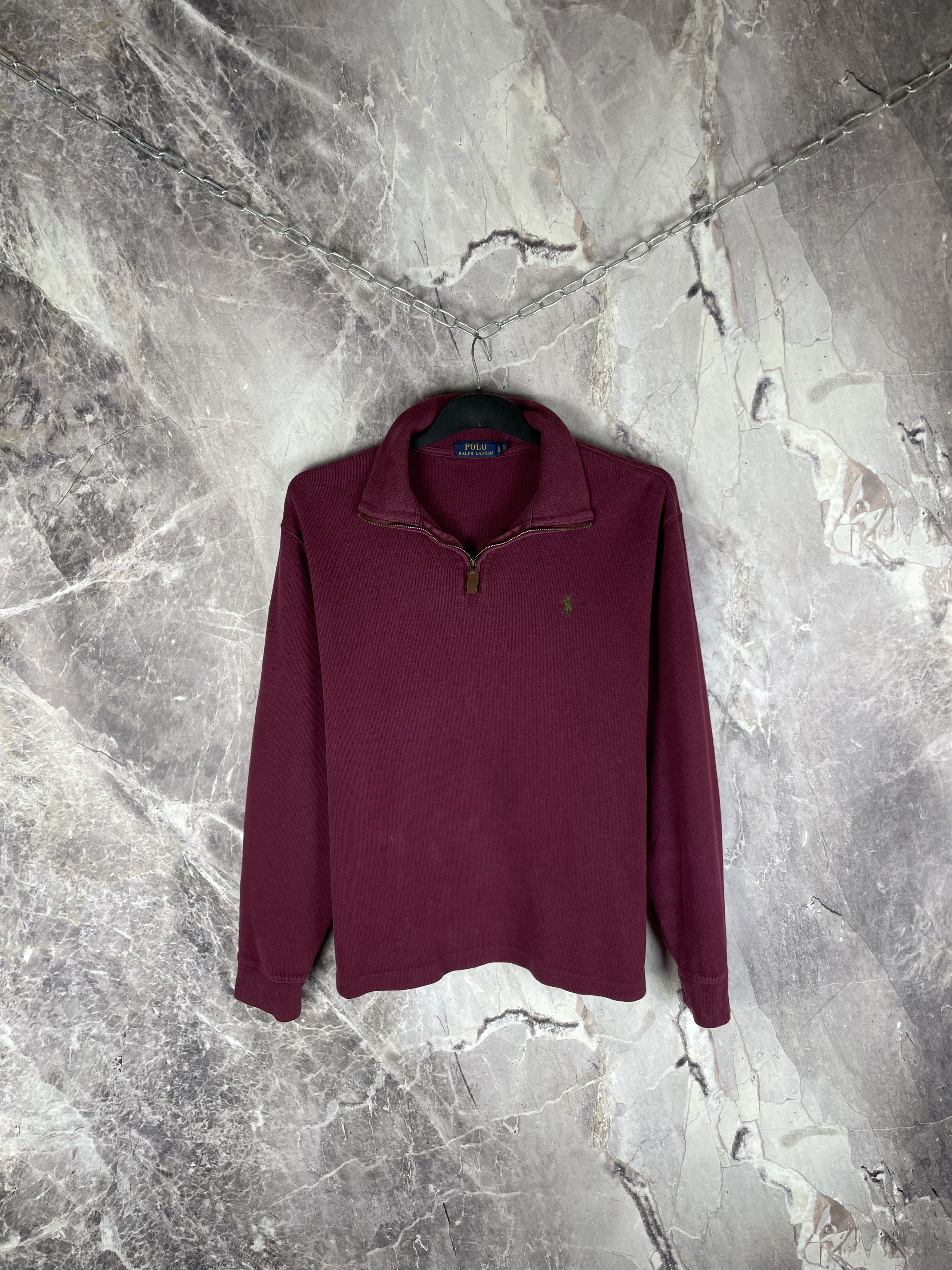 Polo Ralph Lauren Vintage Polo Ralph Lauren 1/4 Zip Sweater Old Money Size US L / EU 52-54 / 3 - 1 Thumbnail