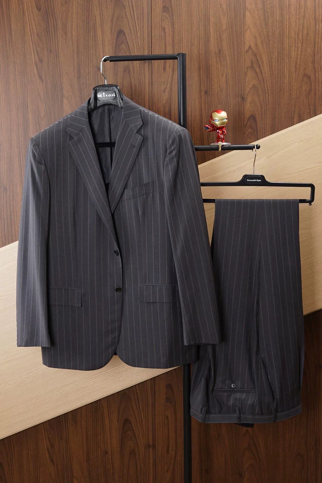 Kiton Kiton Wool Suit Set with Pants Size US L / EU 52-54 / 3 - 1 Thumbnail