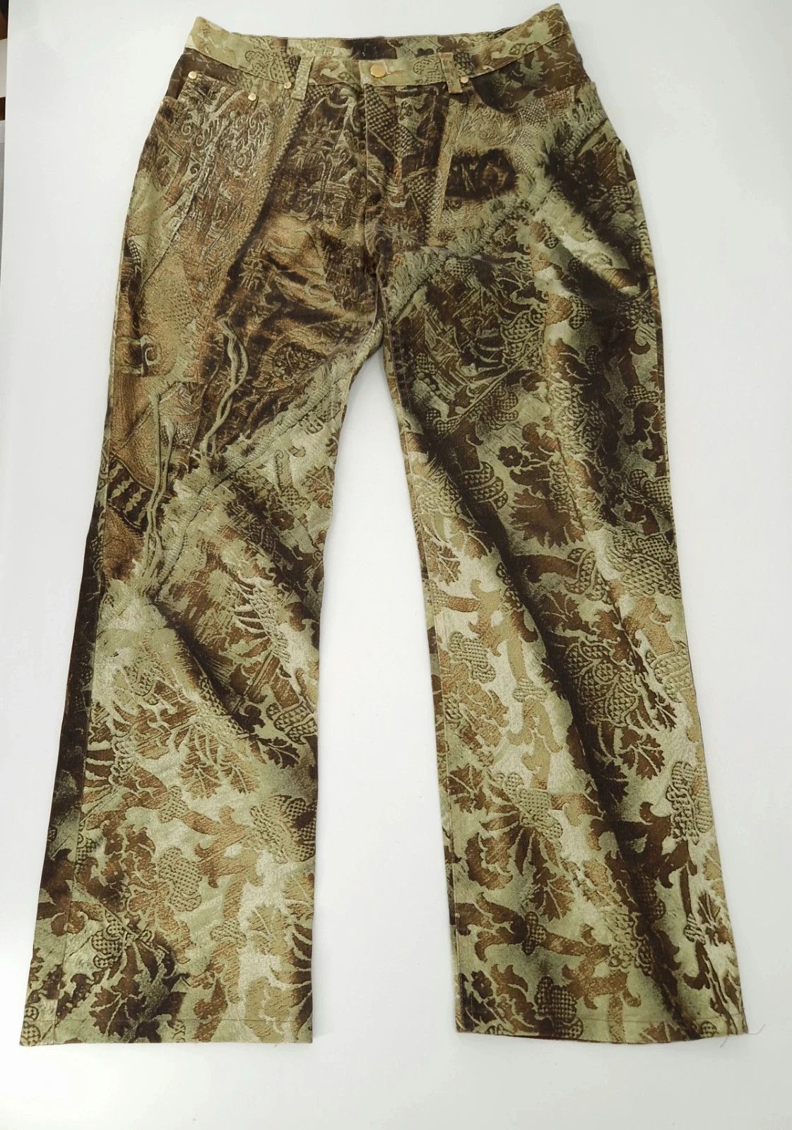 Roberto Cavalli Vintage real tree tattoo denim Size US 34 / EU 50 - 6 Thumbnail