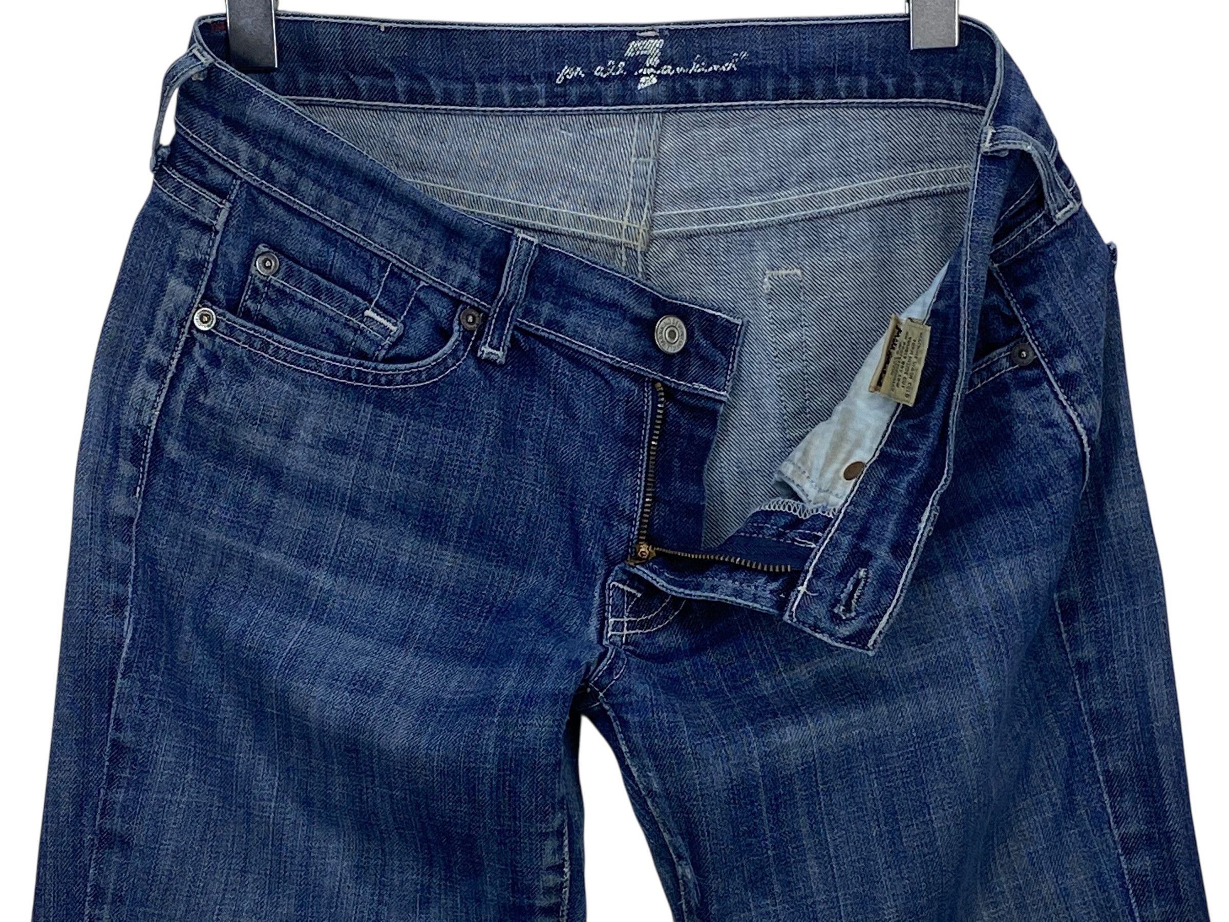 7 For All Mankind × Japanese Brand 7 for all mankind Flare Jeans Size 28" / US 6 / IT 42 - 4 Thumbnail