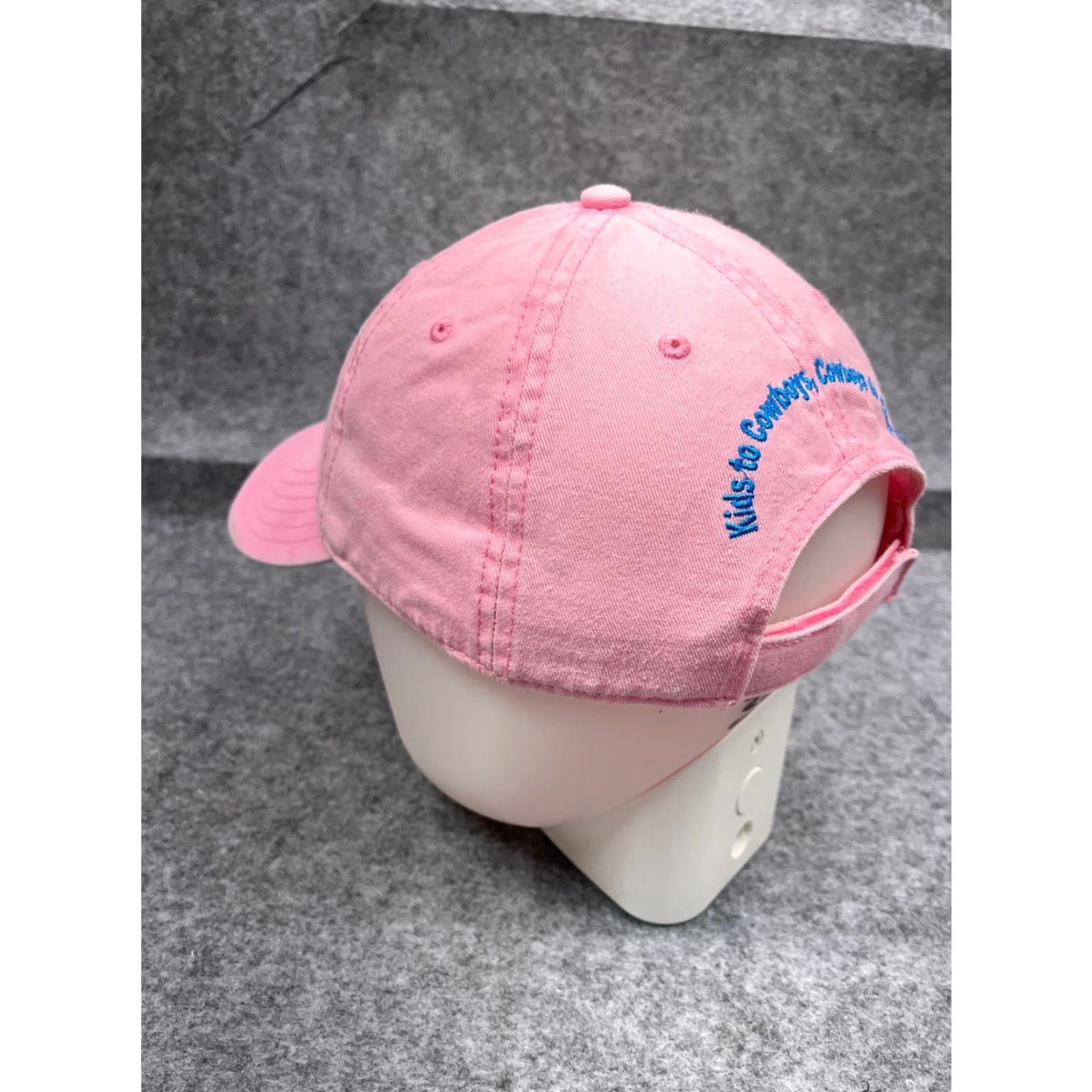 Vintage Rodeo Bible Camp Hat Cap Journey To The Cross Strap Back Adult OS Pink Cotton Size ONE SIZE - 5 Thumbnail