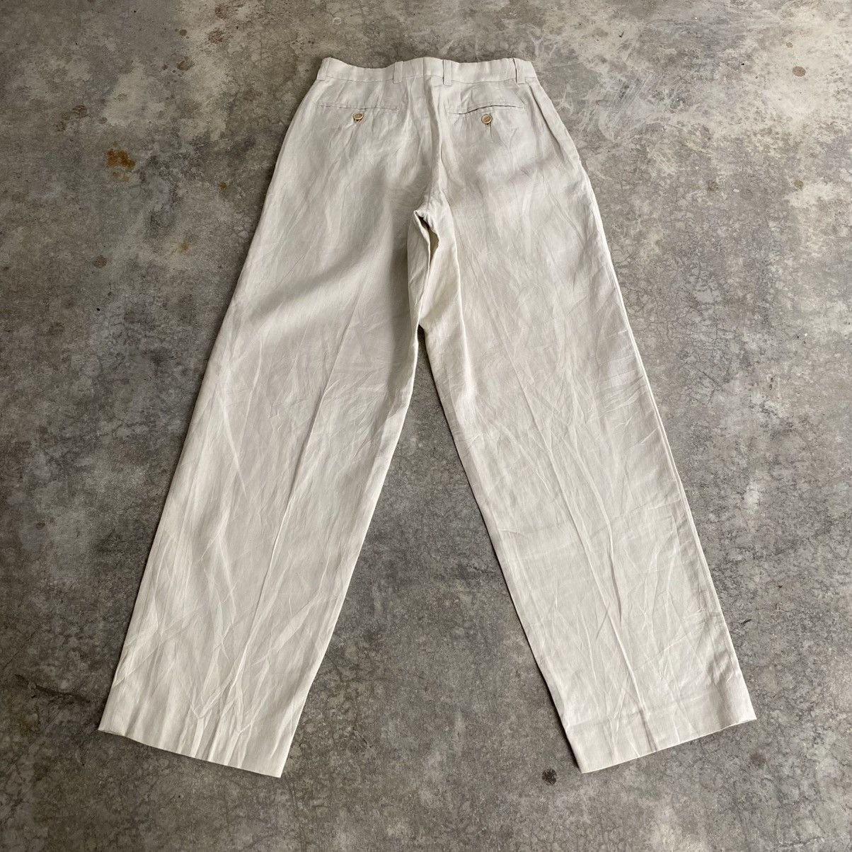Issey Miyake 1980’s Issey Miyake Linen Pleated Baggy Trouser Pants Size US 28 / EU 44 - 14 Thumbnail