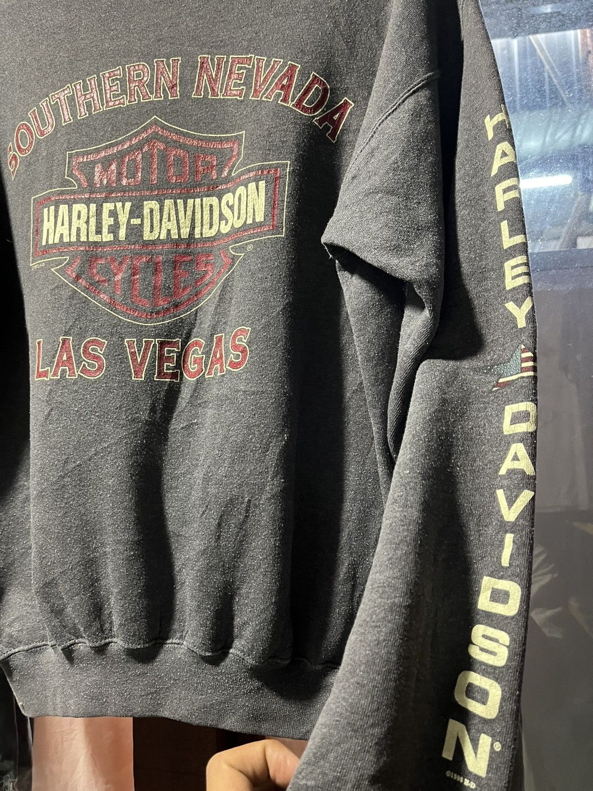 Harley Davidson × Vintage Vintage Harley Davidson Sweatshirt Size US M / EU 48-50 / 2 - 7 Thumbnail