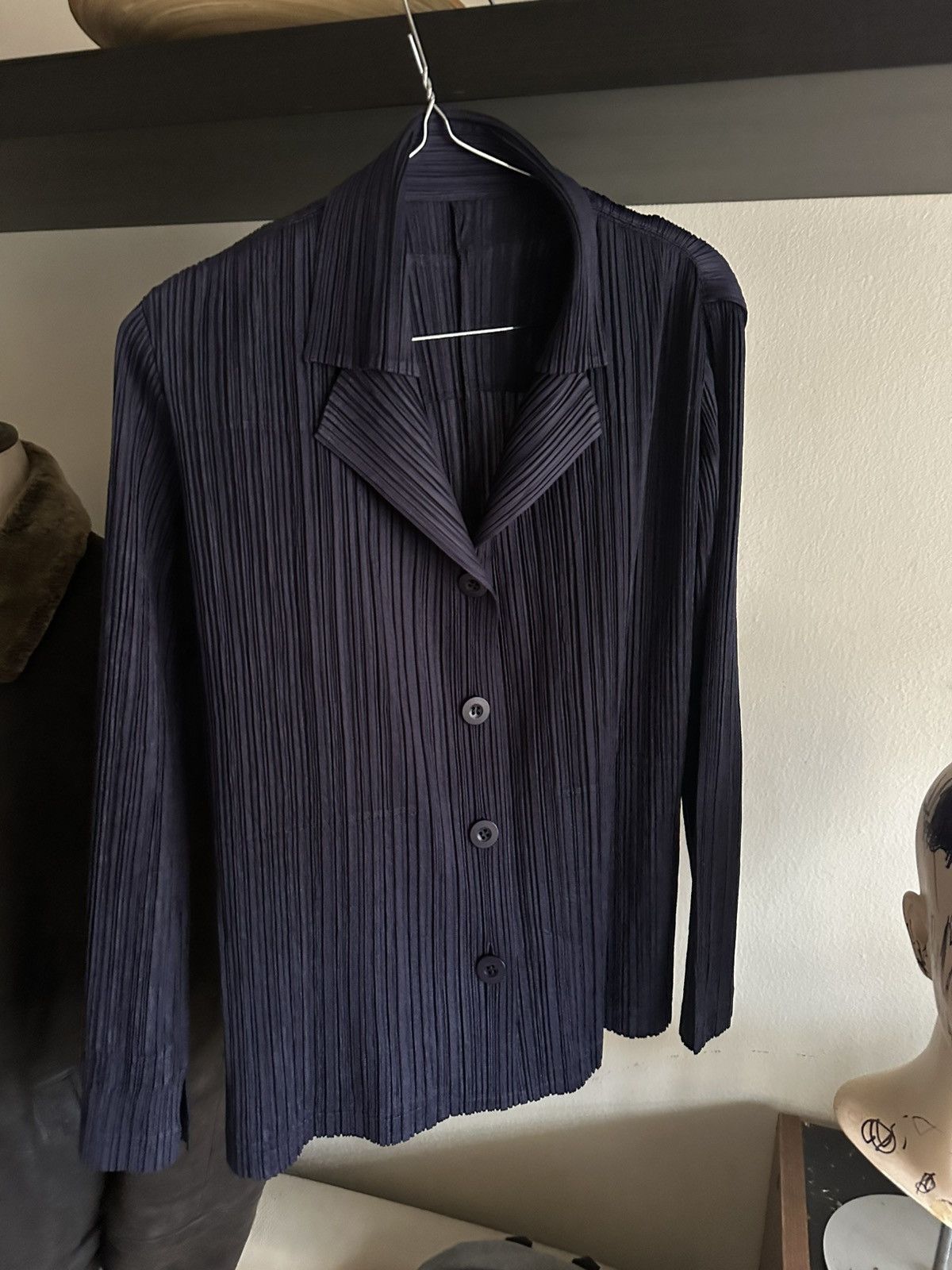 Pleats Please Issey Miyake 1990s Pleat Please Issey Miyake 4 button Shirt Size M / US 6-8 / IT 42-44 - 6 Thumbnail