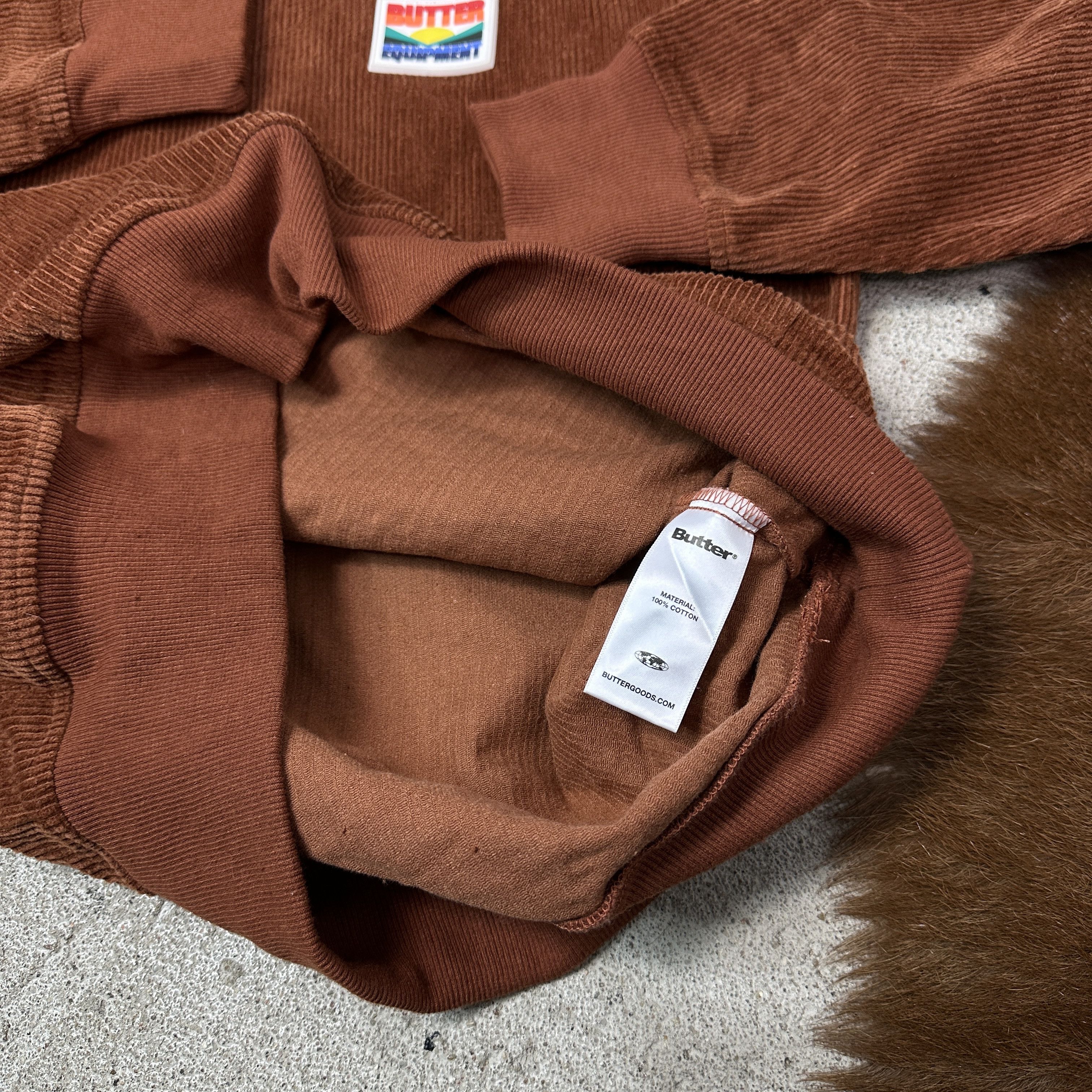 Vintage Vintage Streetwear Skater Sporty Butter Corduroy Hoodie Y2K Size US M / EU 48-50 / 2 - 5 Thumbnail