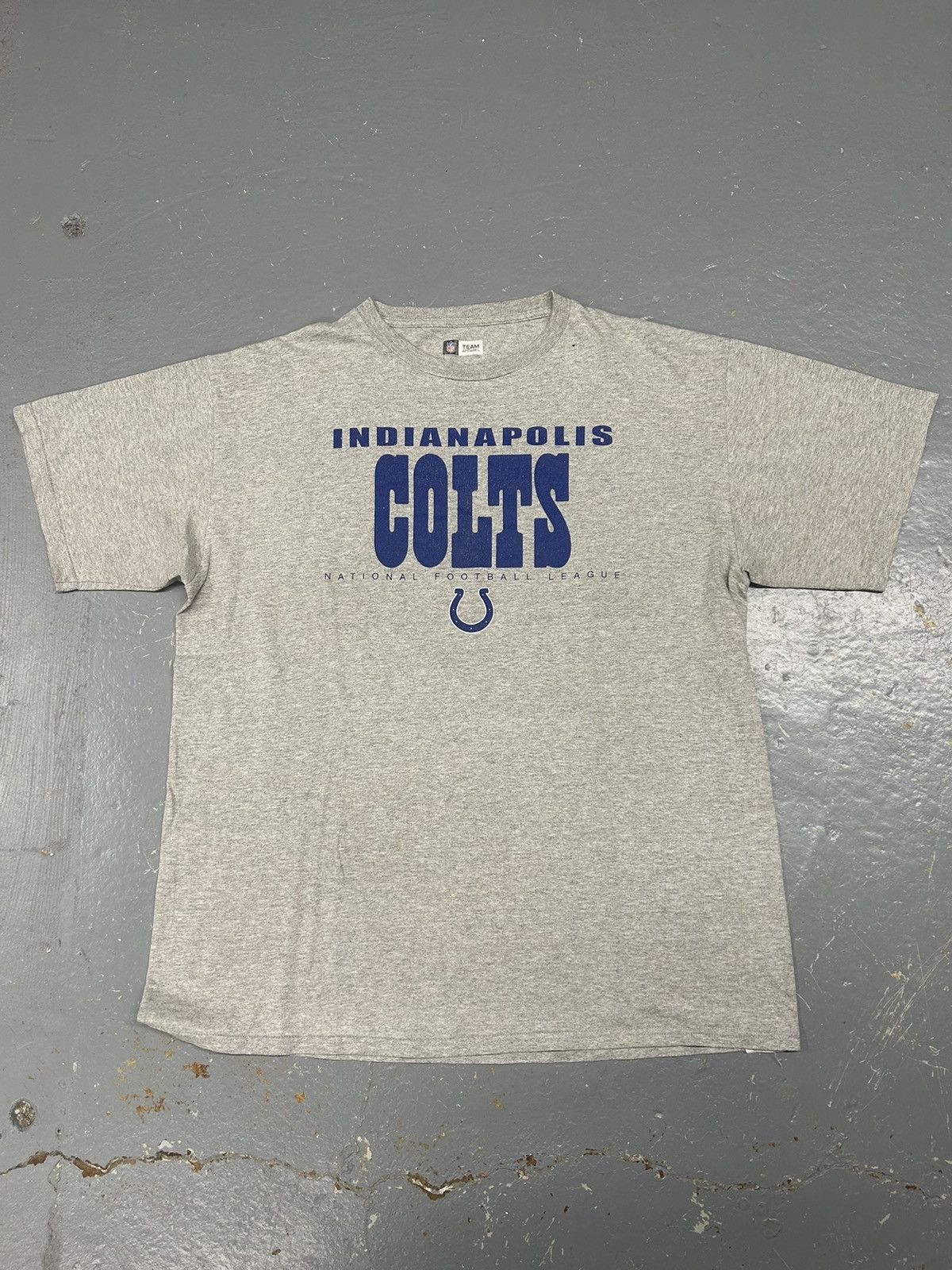 NFL × Vintage Crazy Vintage Y2K Essential Indianapolis Colt Grey NFL Shirt Size US L / EU 52-54 / 3 - 1 Thumbnail