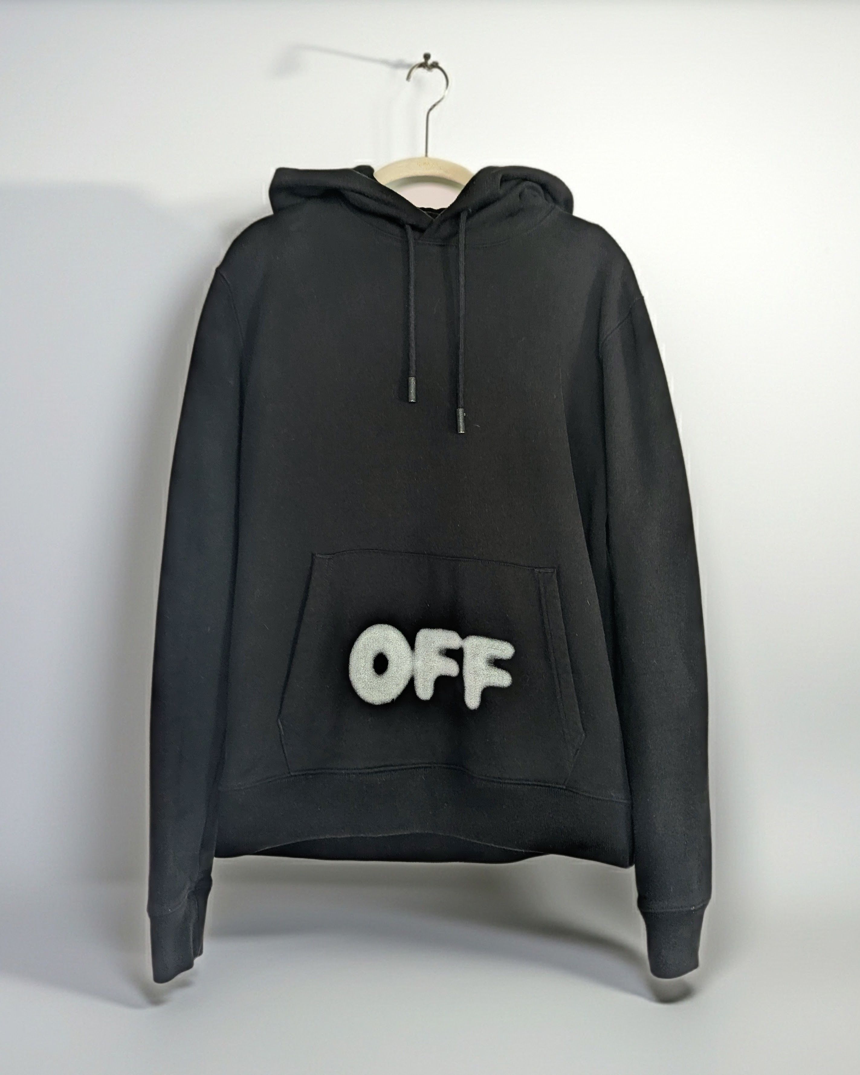 Off-White OFF-White Kidmograph Hoodie Virgil Abloh Black $635 Size M Size US M / EU 48-50 / 2 - 1 Thumbnail