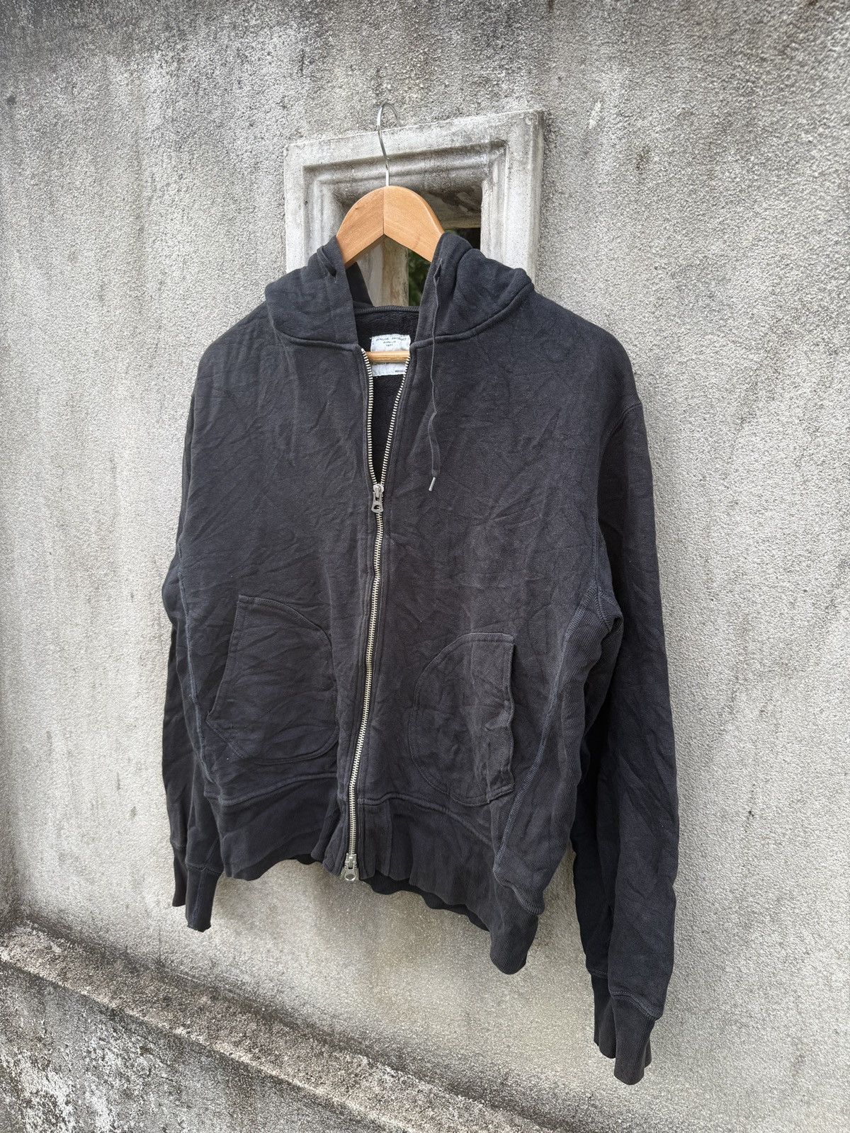 Japanese Brand Vintage Double Zip-up Hoodie Inspired by Number nine Size US M / EU 48-50 / 2 - 3 Thumbnail