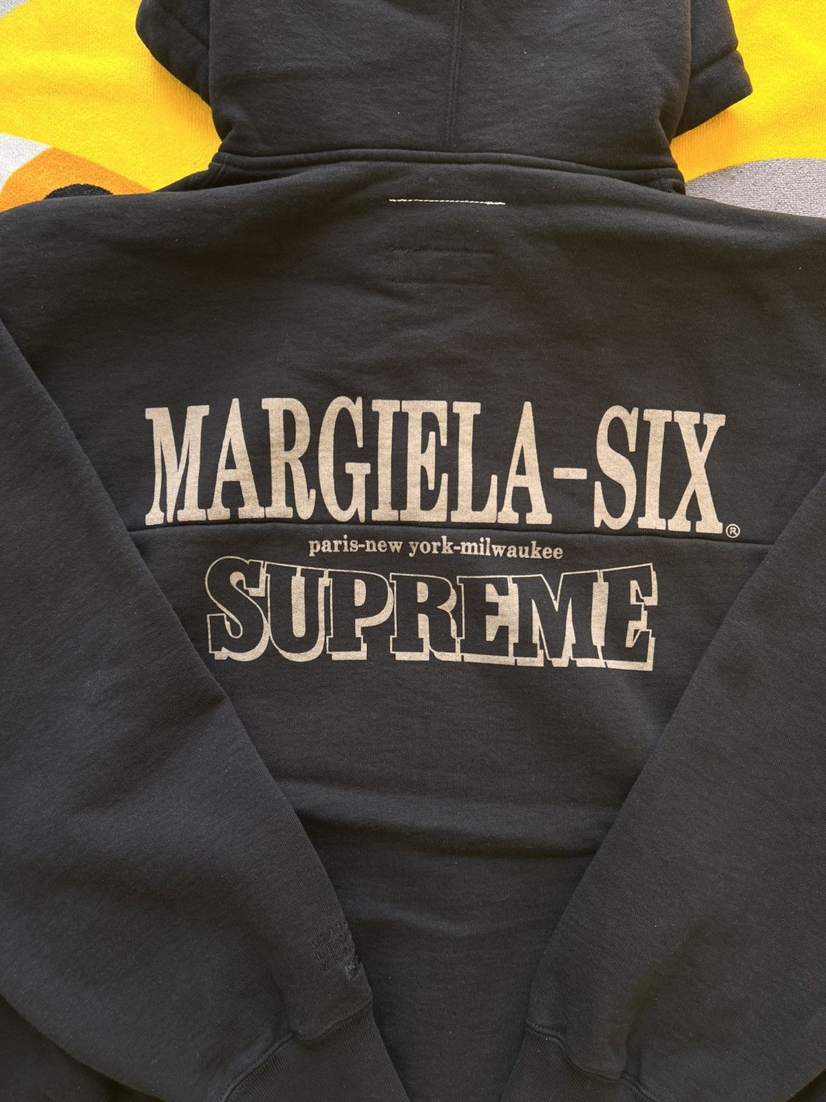Maison Margiela × Supreme Supreme MM6 Maison Margiela Eagle Zip Up Hooded Sweatshirt Size US XL / EU 56 / 4 - 13 Thumbnail