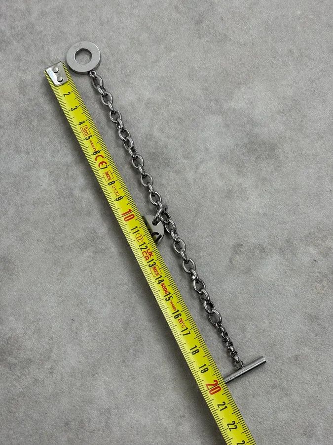 Dolce & Gabbana 2000s Dolce & Gabbana Logo Anchor Chain Link Bracelet Size ONE SIZE - 8 Thumbnail