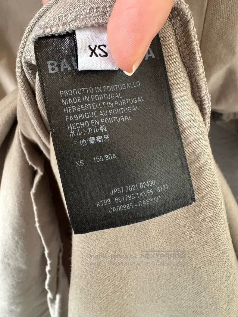 Balenciaga Balenciaga Mosaic Blurred Logo BB Letter Loose Hole Destro Size US XS / EU 42 / 0 - 5 Thumbnail