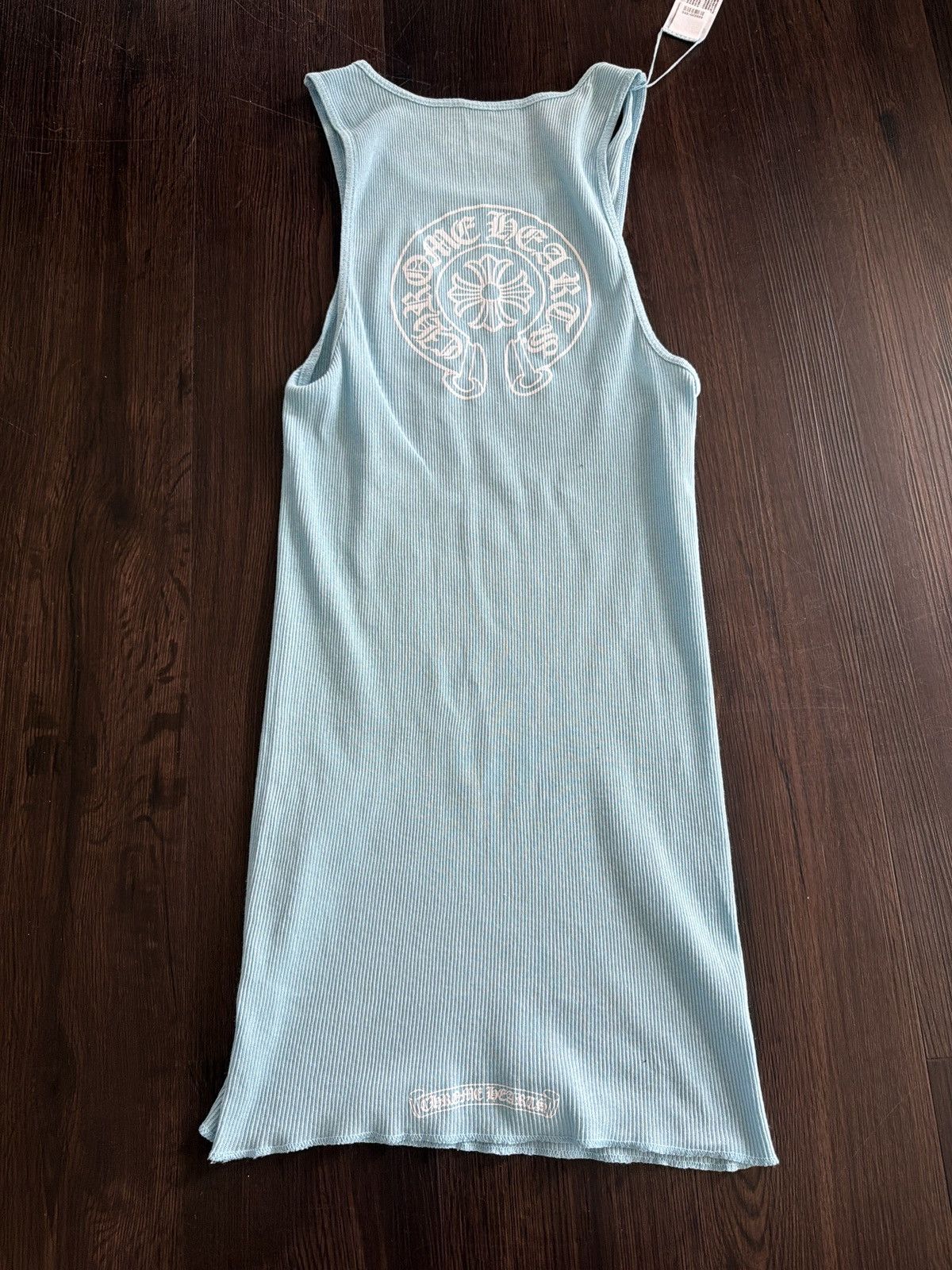 Chrome Hearts Chrome Hearts Baby Blue Horseshoe Tank Top Size US L / EU 52-54 / 3 - 2 Thumbnail