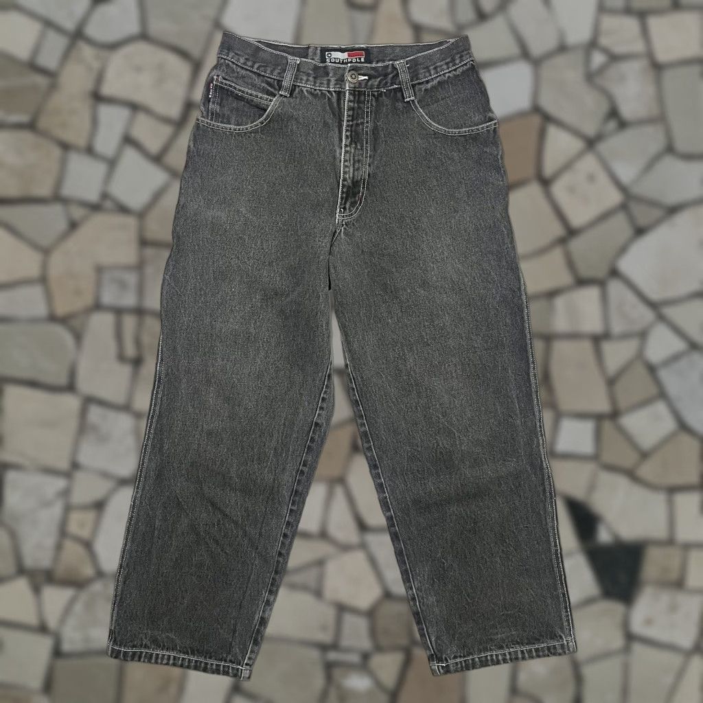 JNCO × Southpole × Streetwear Vintage Southpole Black Wash Baggy