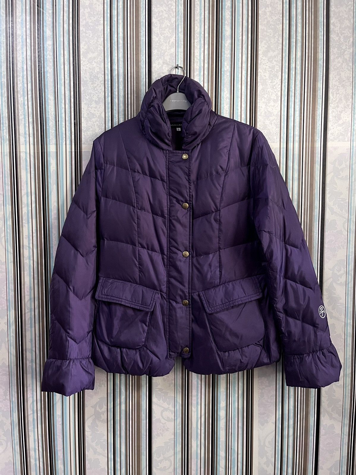 Jean Charles De Castelbajac puffer quilted cross stitch #A5 Size L / US 10 / IT 46 - 2 Thumbnail