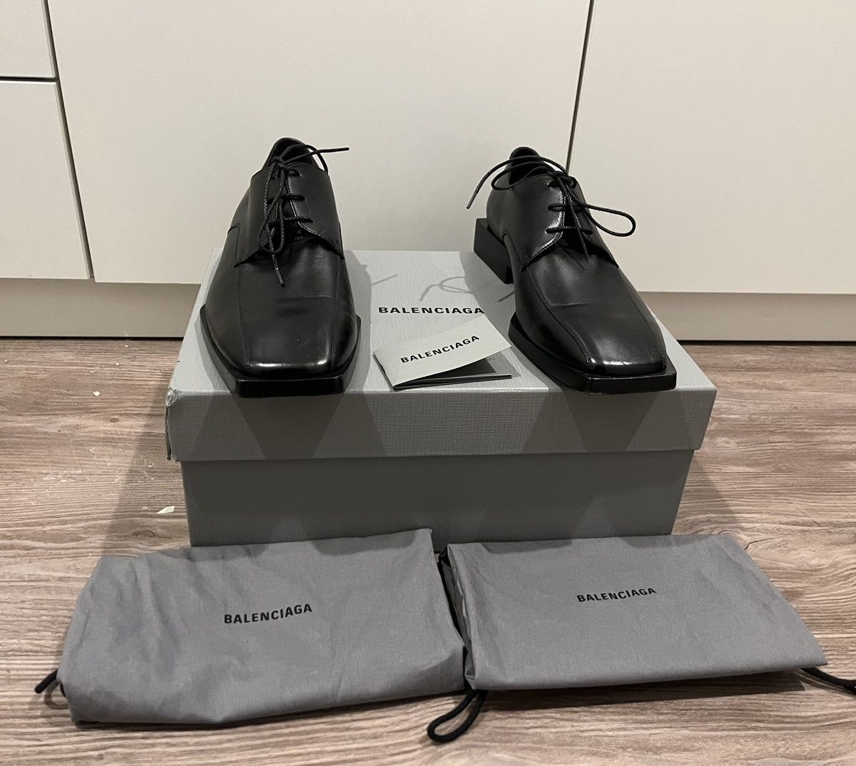 Balenciaga Balenciaga Bloc Rim Derby Shoes | Grailed