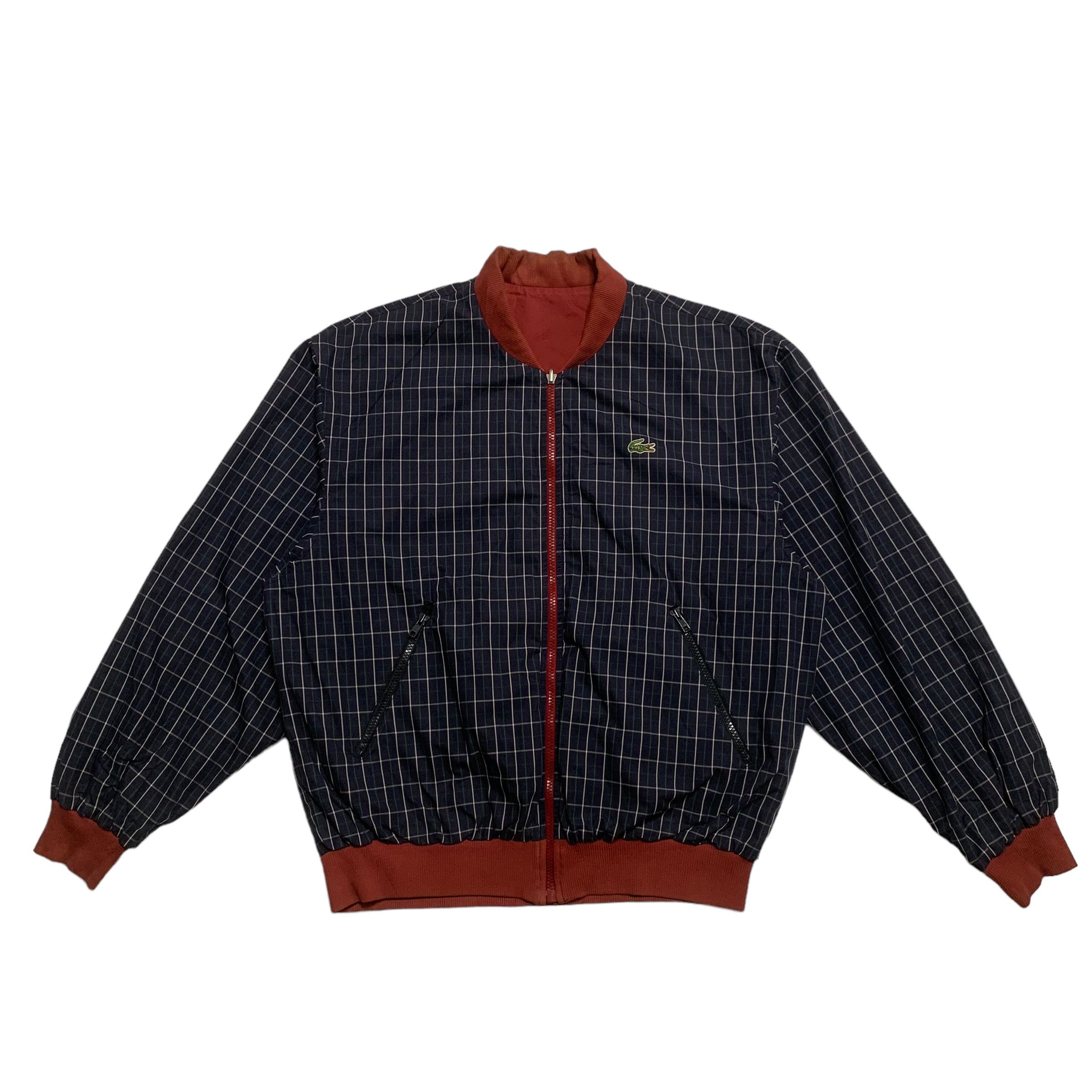 Lacoste Vintage 80s Lacoste Reversible Bomber Jacket Size US L / EU 52-54 / 3 - 3 Thumbnail
