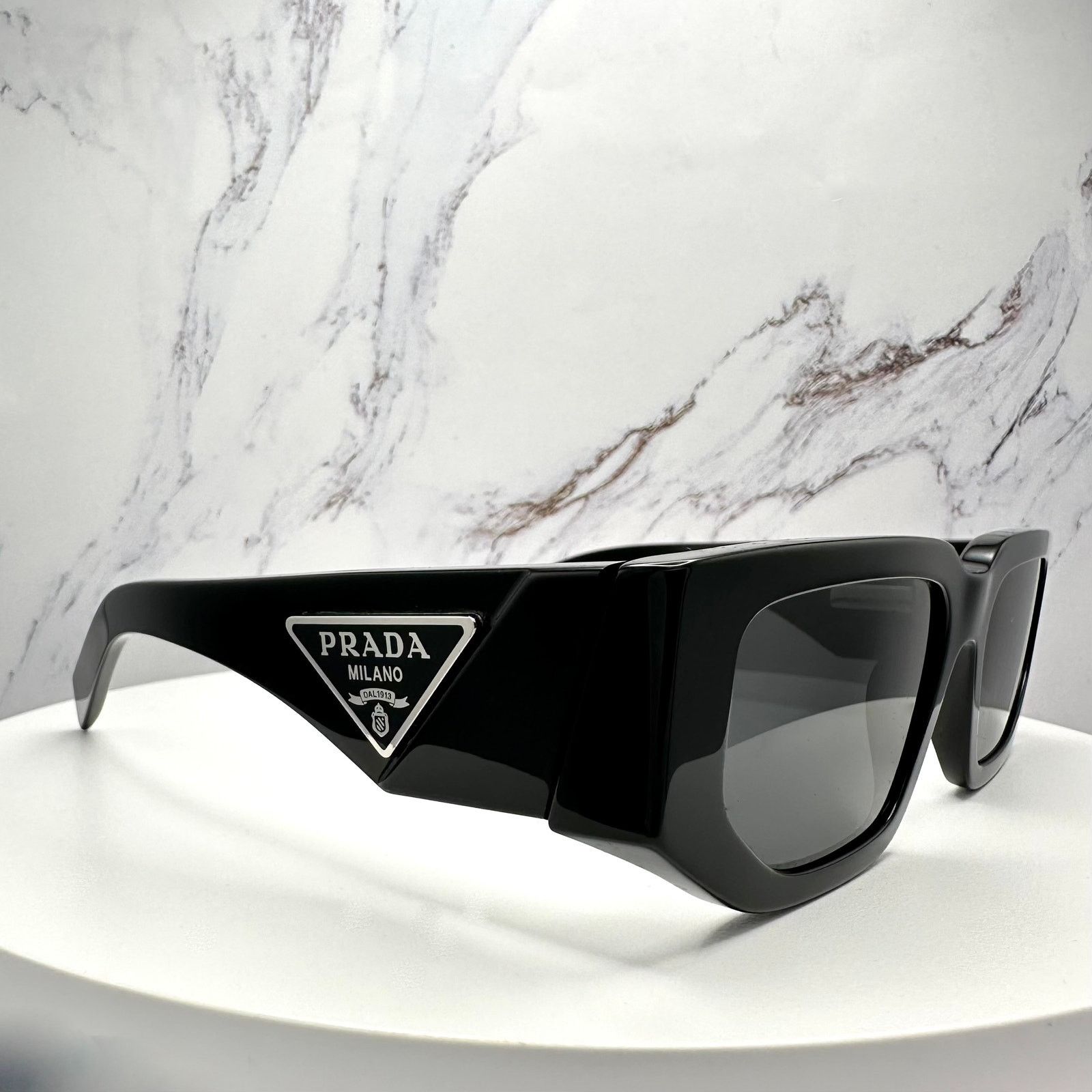 Prada NEW PRADA Sunglasses Black Square Size ONE SIZE - 4 Thumbnail