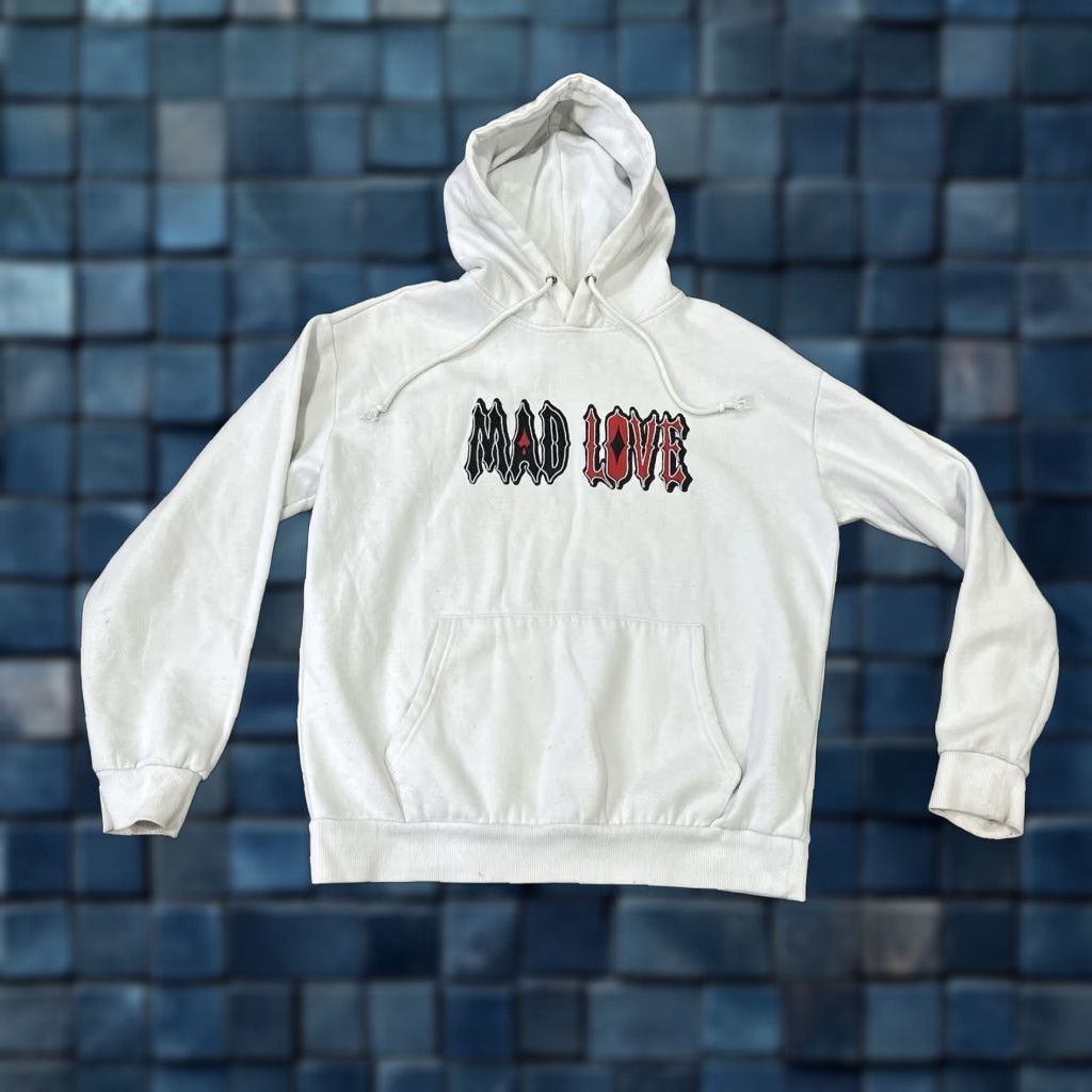 Forever 21 FOREVER 21 Hoodie Men M Middle Love Graphic Print Sweatshirt Black Fleece Cotton Blend Pullover Regular Long Sleeve Size US M / EU 48-50 / 2 - 1 Thumbnail