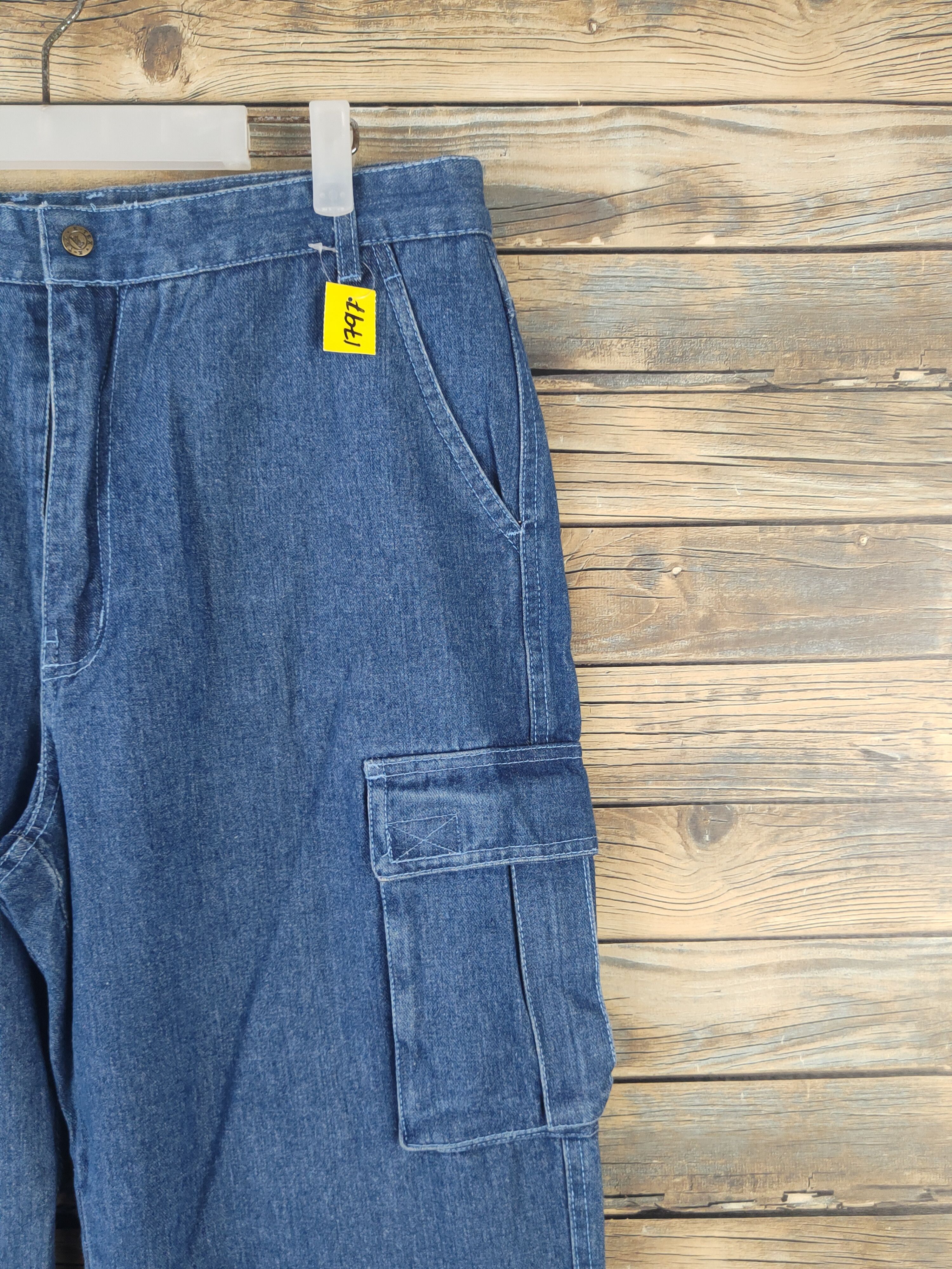 Japanese Brand DL G-Twenty-K-Tex Blue Distressed Ripped Jeans #1797 Size US 36 / EU 52 - 6 Thumbnail