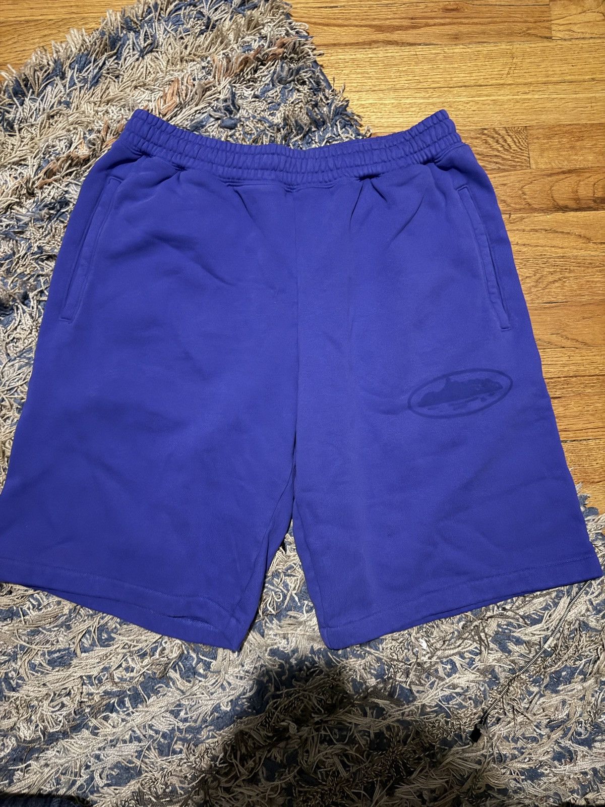 Corteiz Corteiz HMP Raw Hem shorts heather grey medium | Grailed