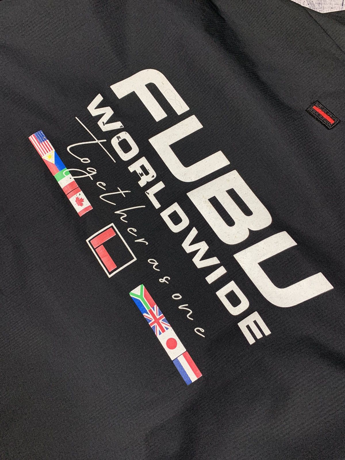 Fubu Fubu Worldwide Big Logo Jacket Y2K Size XL Multicolor Size US XL / EU 56 / 4 - 4 Thumbnail