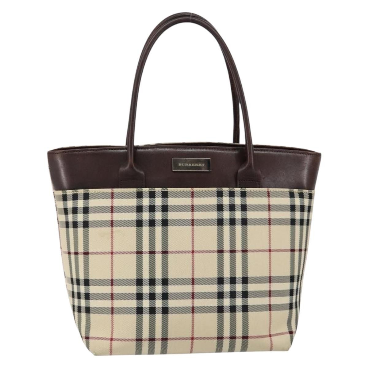 Burberry Burberry Nova Check Handbag Nova Check Canvas and leather Size ONE SIZE - 1 Thumbnail
