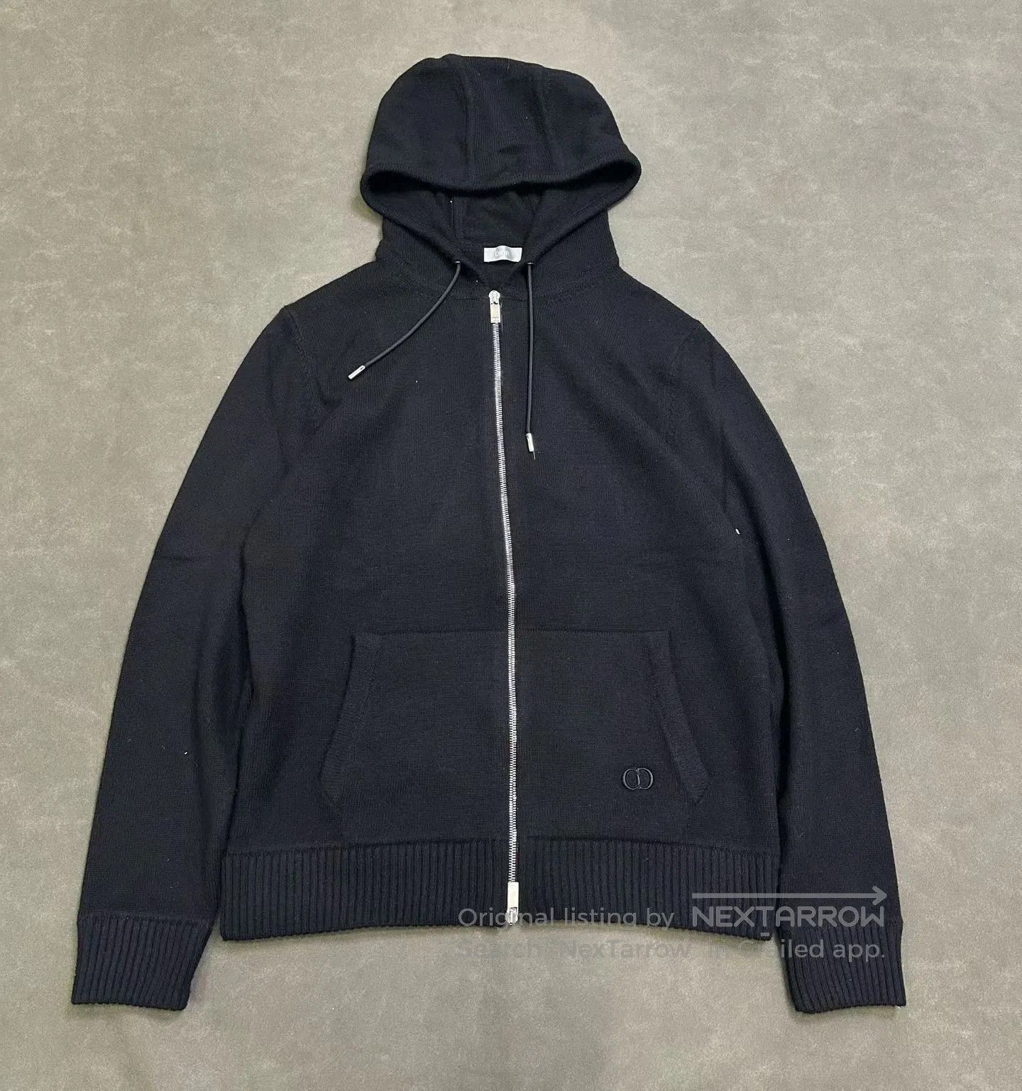 Dior Dior Letter Embroidery Cashmere Zip Hoodie. Size US L / EU 52-54 / 3 - 2 Thumbnail