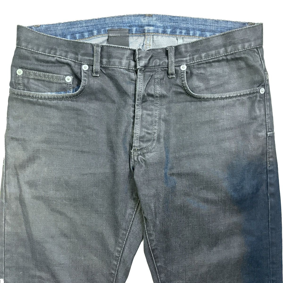 Dior Kris Van Assche Dior Waxed Denim Size US 29 - 8 Thumbnail