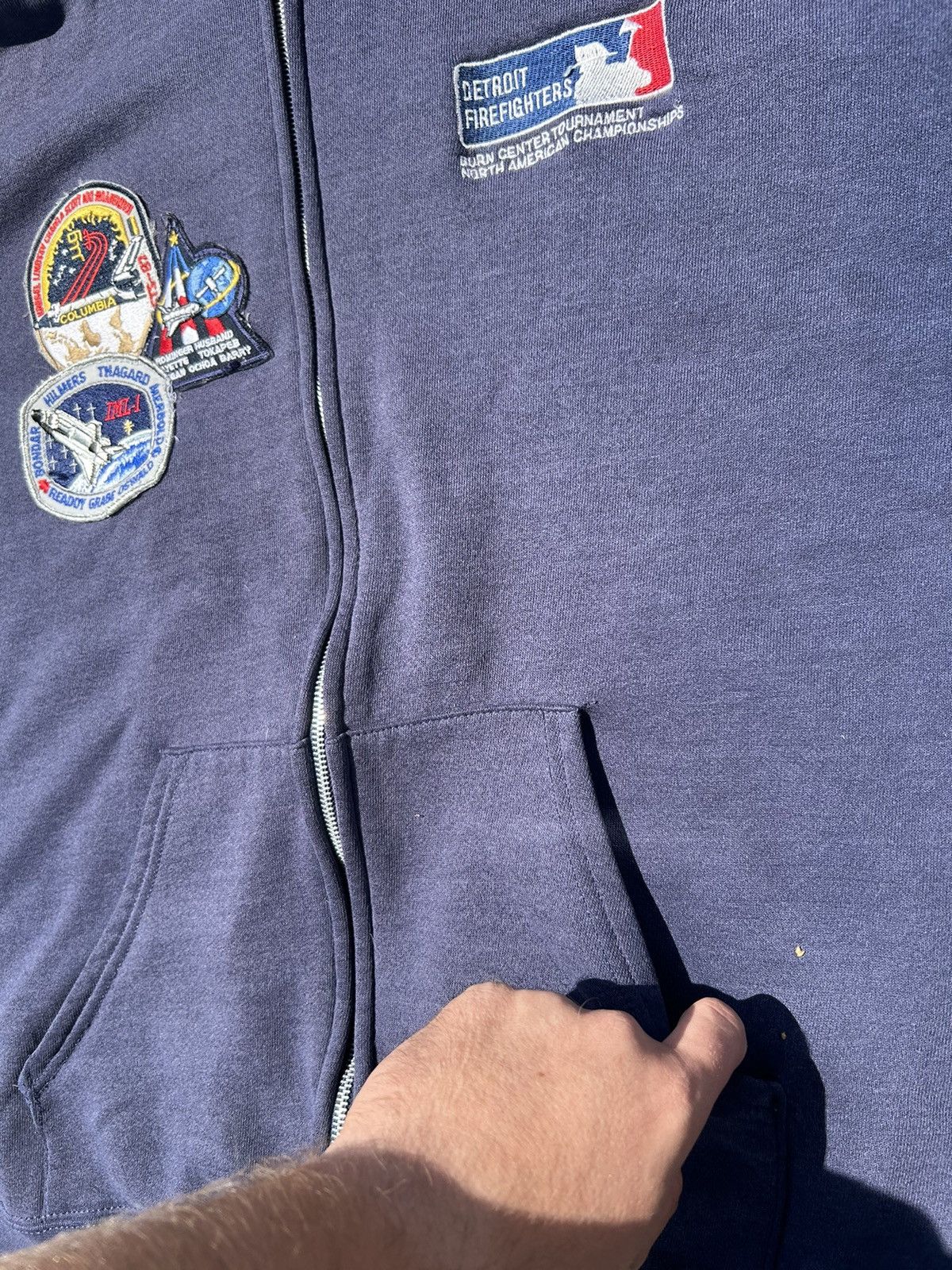 Other 1/1 Your World space launch patches patchwork hoodie Size US XXL / EU 58 / 5 - 3 Thumbnail