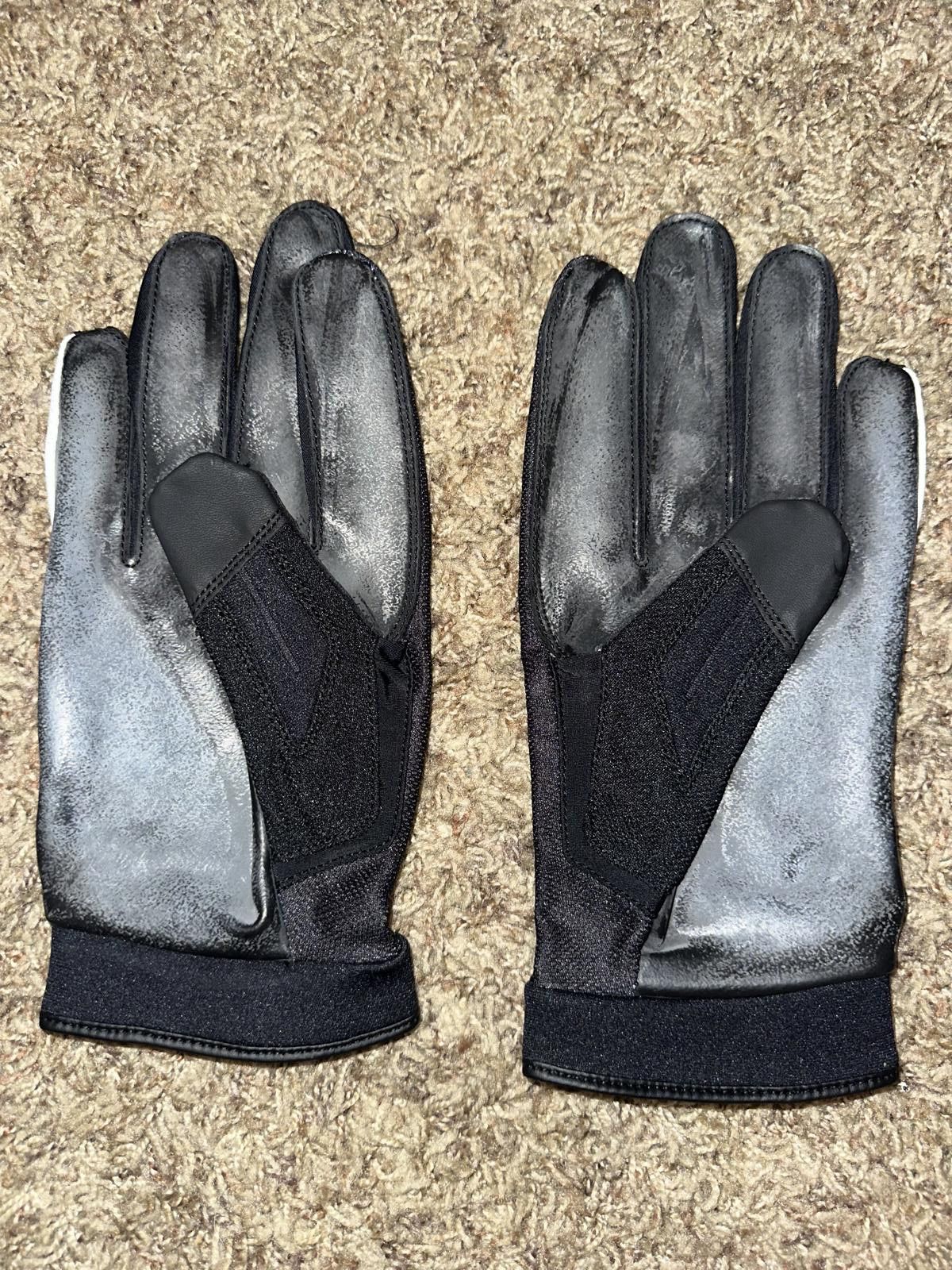 Nike Nike Adult Receiver FootballWhite/Black NFL Issue Gloves Size ONE SIZE - 5 Thumbnail