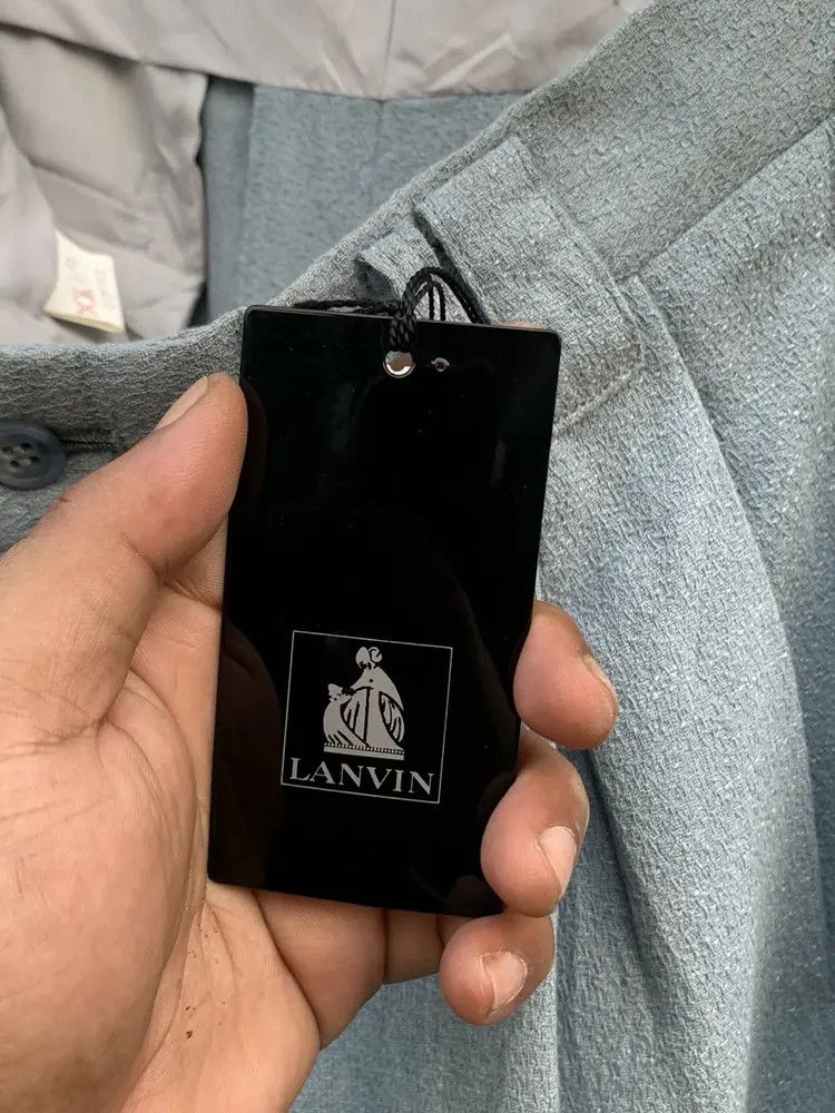 Lanvin NEW Lanvin emboss textured trouser pants Size US 32 / EU 48 - 13 Thumbnail