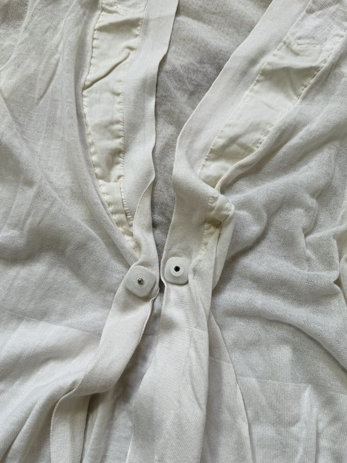 Brunello Cucinelli VINTAGE BRUNELLO CUCCINELLI 2000s MESH BLOUSE Size S / US 4 / IT 40 - 6 Thumbnail