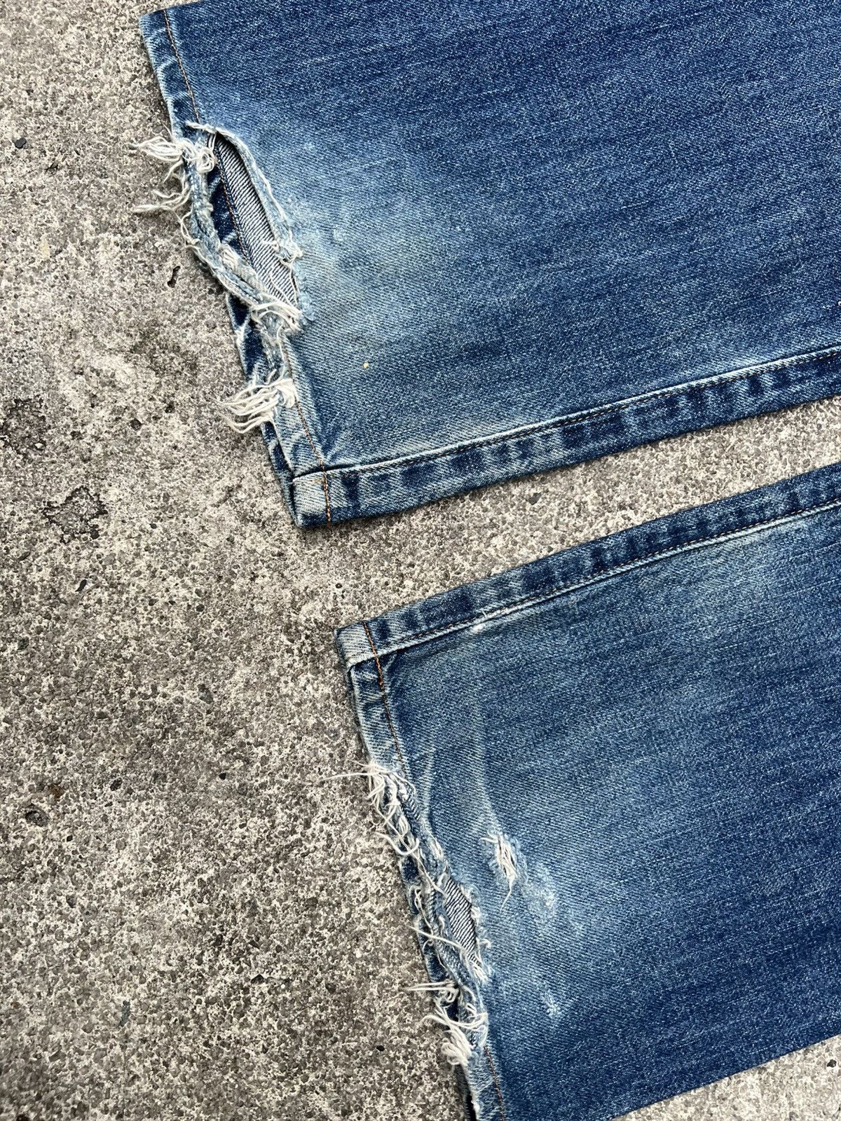 Levi's Vintage 90’s Levis 504Z Big E Selvedge Distressed Jean Size US 28 / EU 44 - 18 Thumbnail