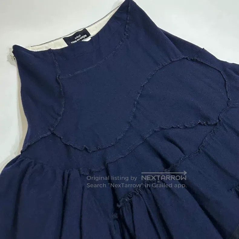 Comme des Garcons Comme Des Garcons size M Loose Flounce Long Skirt Deep Nav Size 22" - 6 Thumbnail