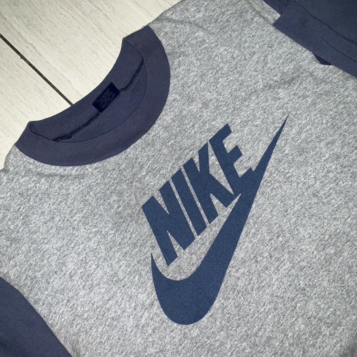 Nike Nike 70s Blue Tag Longsleeve shirt Size US L / EU 52-54 / 3 - 2 Thumbnail