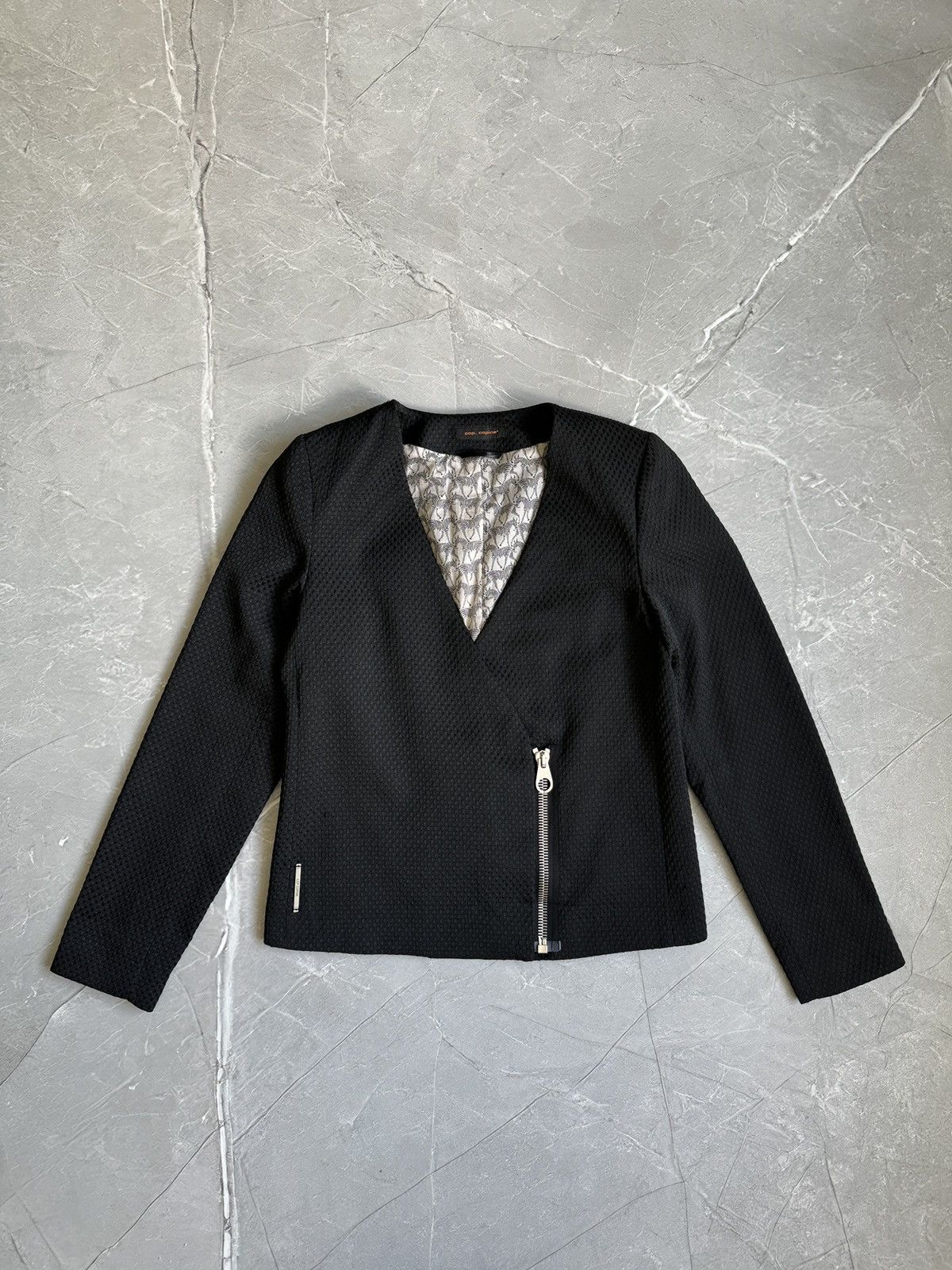 Cop Copine Cop Copine Asymmetric Zip Blazer Avant Garde Jpg style Size S / US 4 / IT 40 - 2 Thumbnail