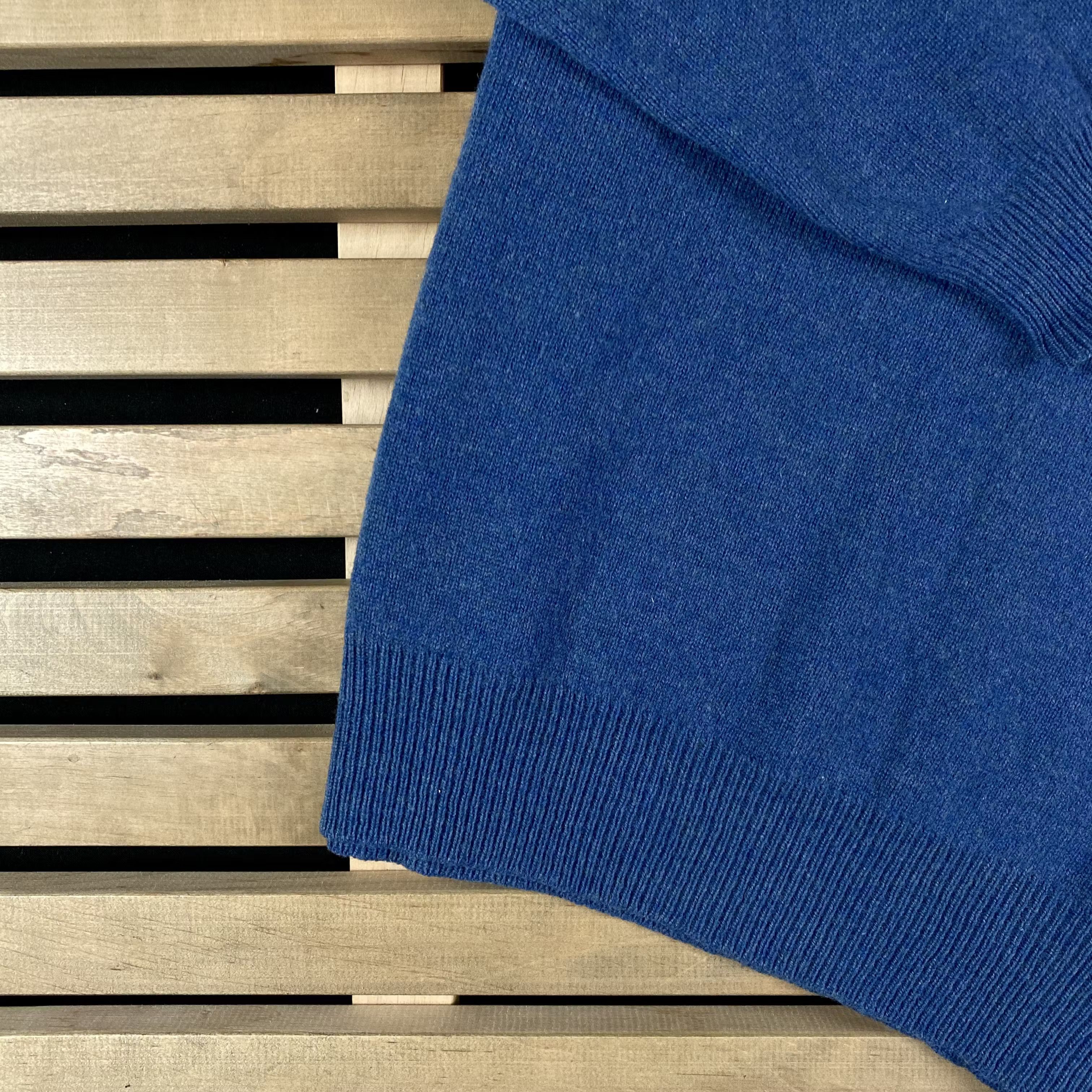 Polo Ralph Lauren × Ralph Lauren × Vintage Mens Wool Jumper V Neck Polo Ralph Lauren Vintage Size М Size US M / EU 48-50 / 2 - 3 Thumbnail