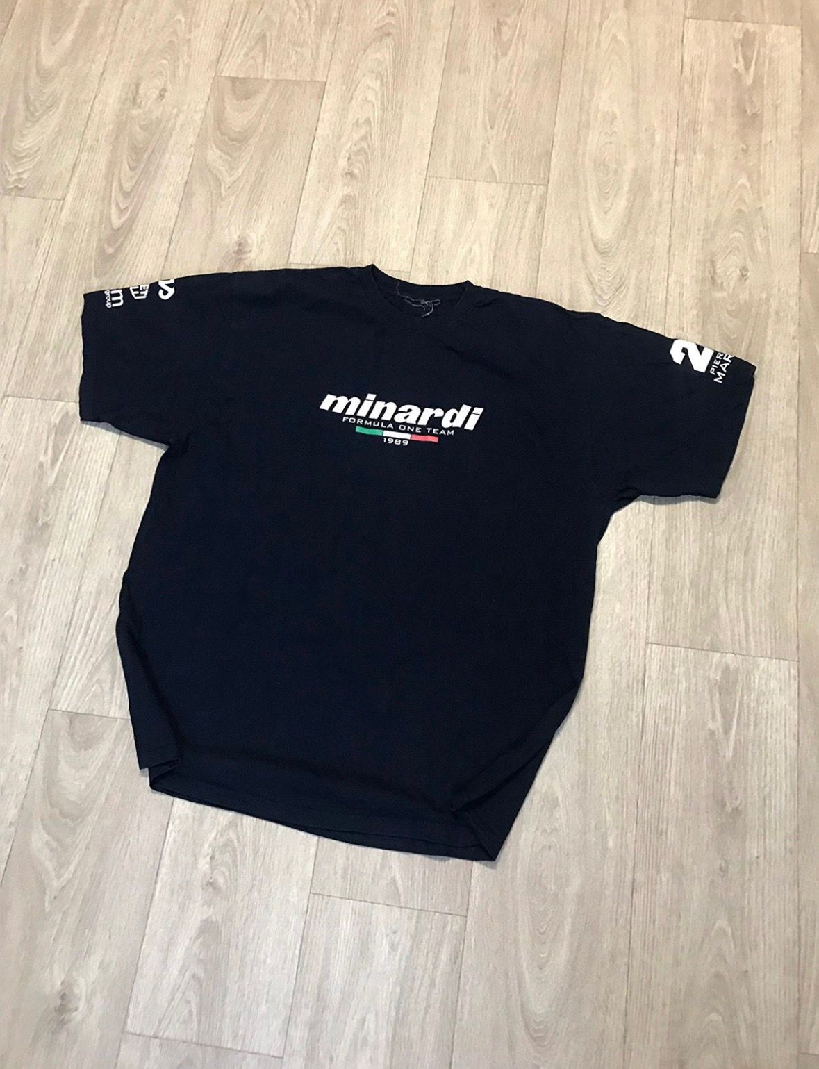Pre-owned Formula Uno X Racing Vintage Minardi Formula One T-shirt In Navy