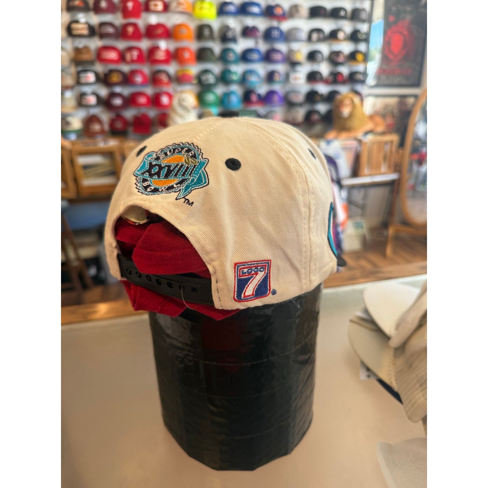 Logo 7 1990s Dallas Cowboys Back 2 Back Champions Snap Back Size ONE SIZE - 3 Thumbnail