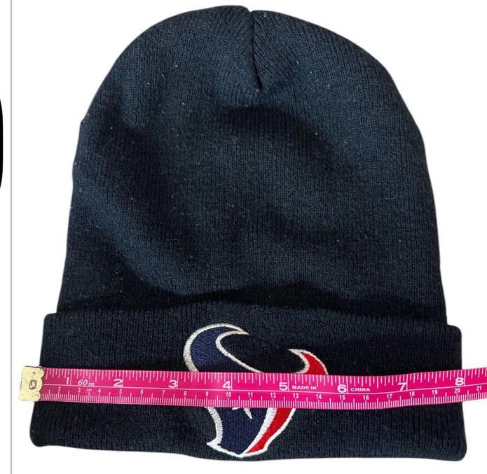 NFL Houston Texans - Black Winter Hat - Beanie - One Size Size ONE SIZE - 2 Thumbnail