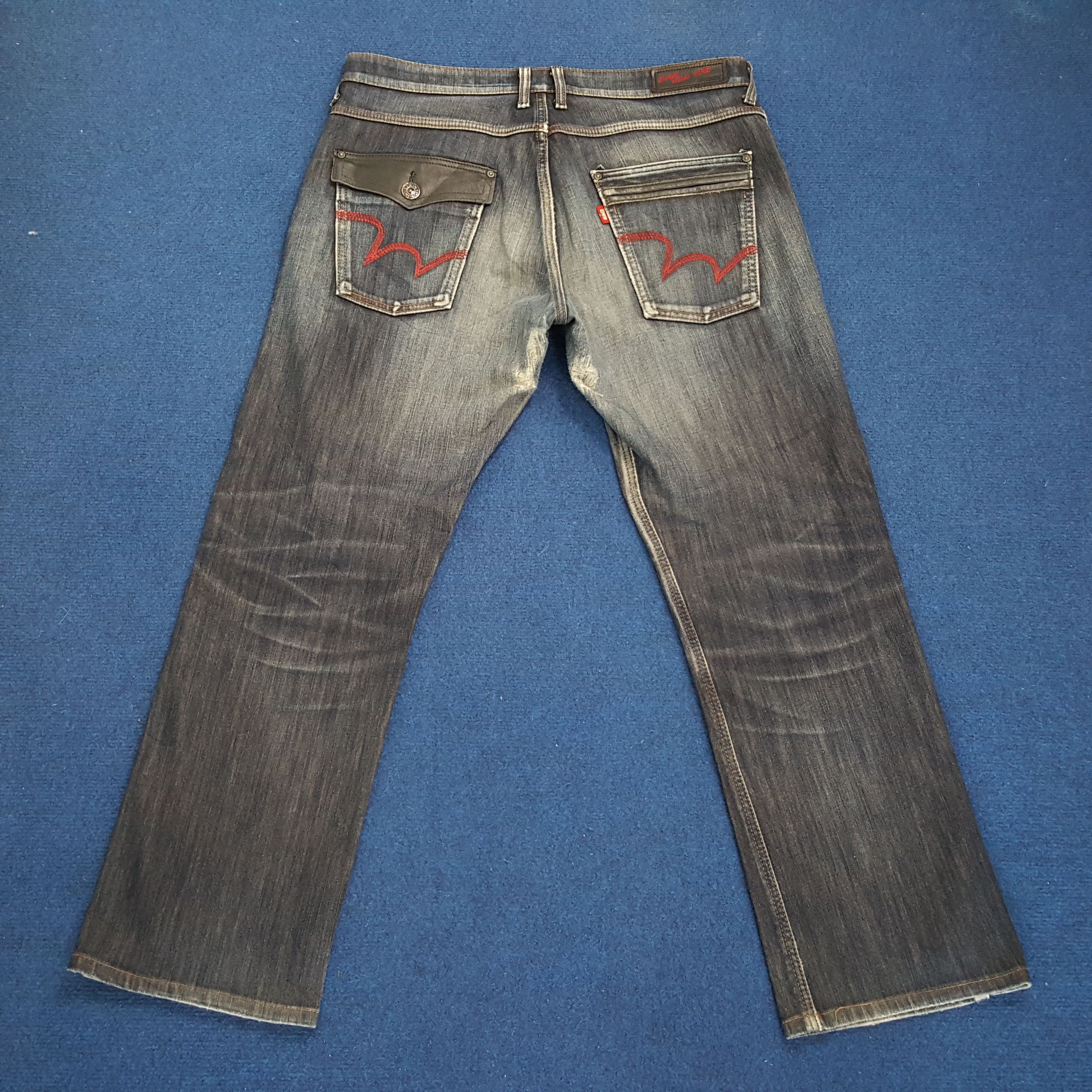 Edwin × Vintage Vintage Edwin Edge Wild Fire Japanese Brand Jeans Size US 37 - 1 Thumbnail