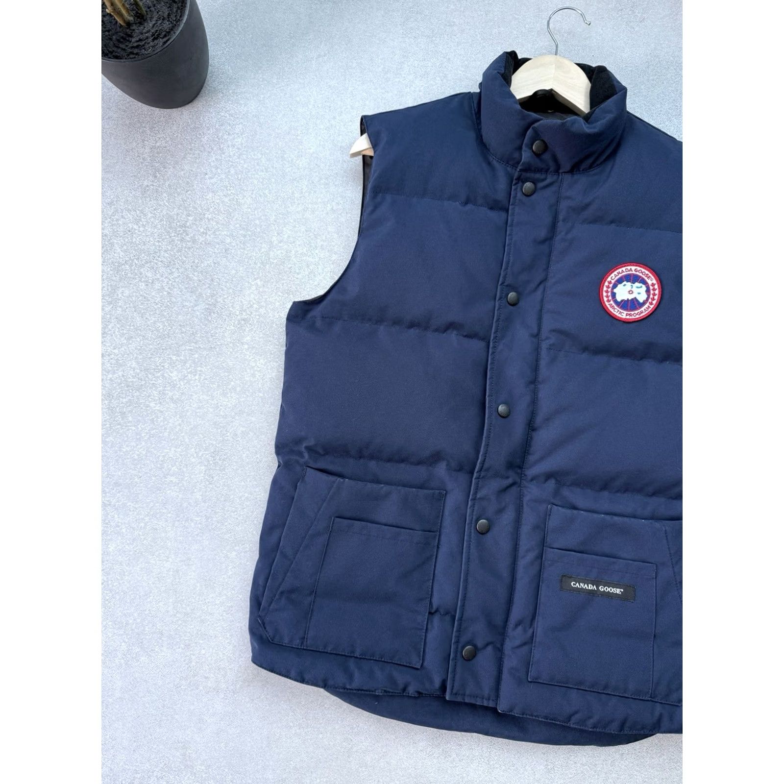 Canada Goose Canada Goose Vest Gilet Outdoor Down Freestyle Blue Men’s S Smoothshell Zip Embroidered Logo Size US S / EU 44-46 / 1 - 3 Thumbnail