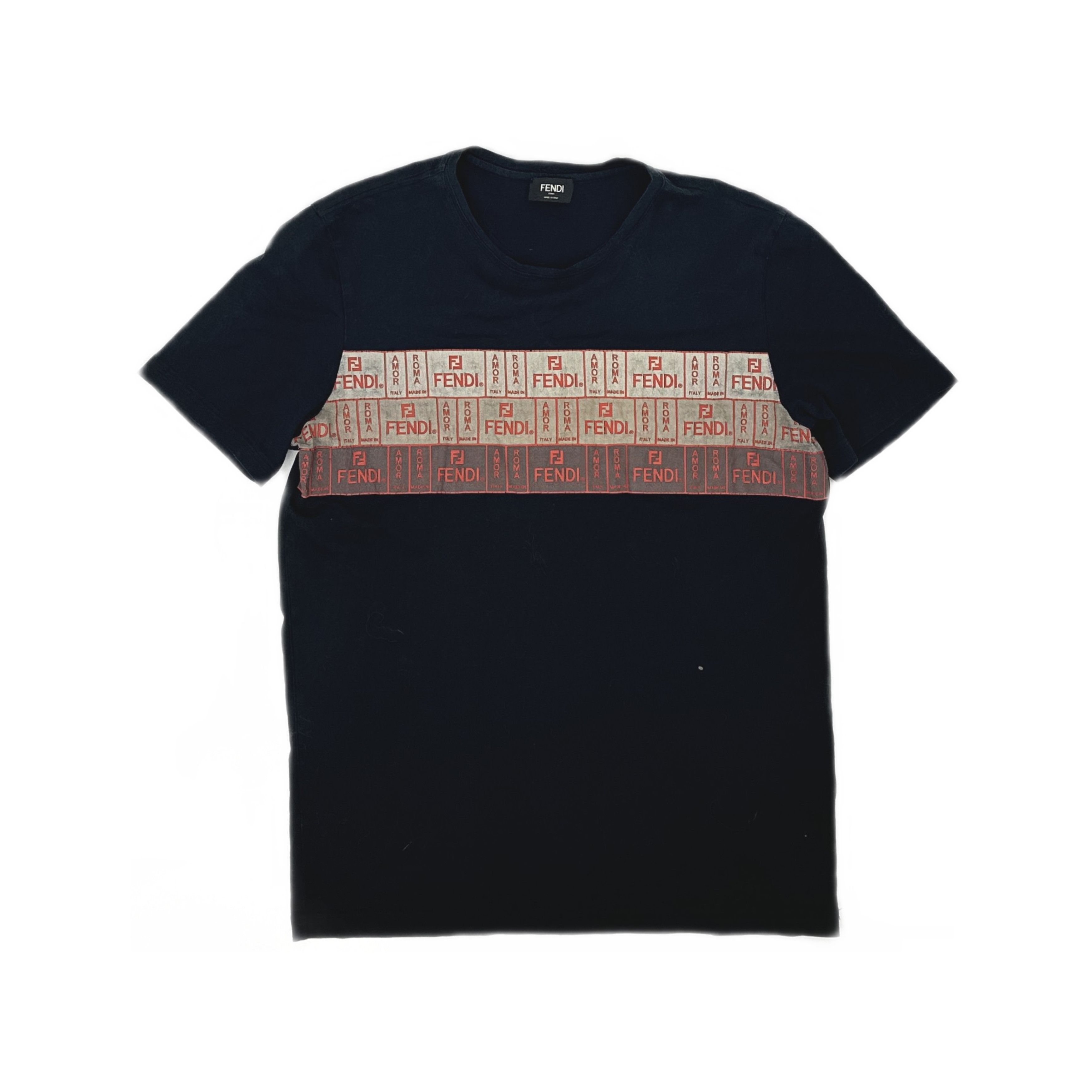 Fendi Fendi Logo Graphic Short Sleeve T-Shirt Size M Size US M / EU 48-50 / 2 - 1 Thumbnail