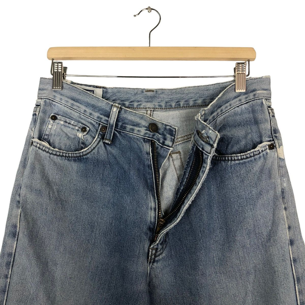 Japanese Brand × Vintage 🔥VINTAGE BIKER DENIM JEANS EDWIN JAPAN ISSEY MIYAKE Size US 32 / EU 48 - 14 Thumbnail