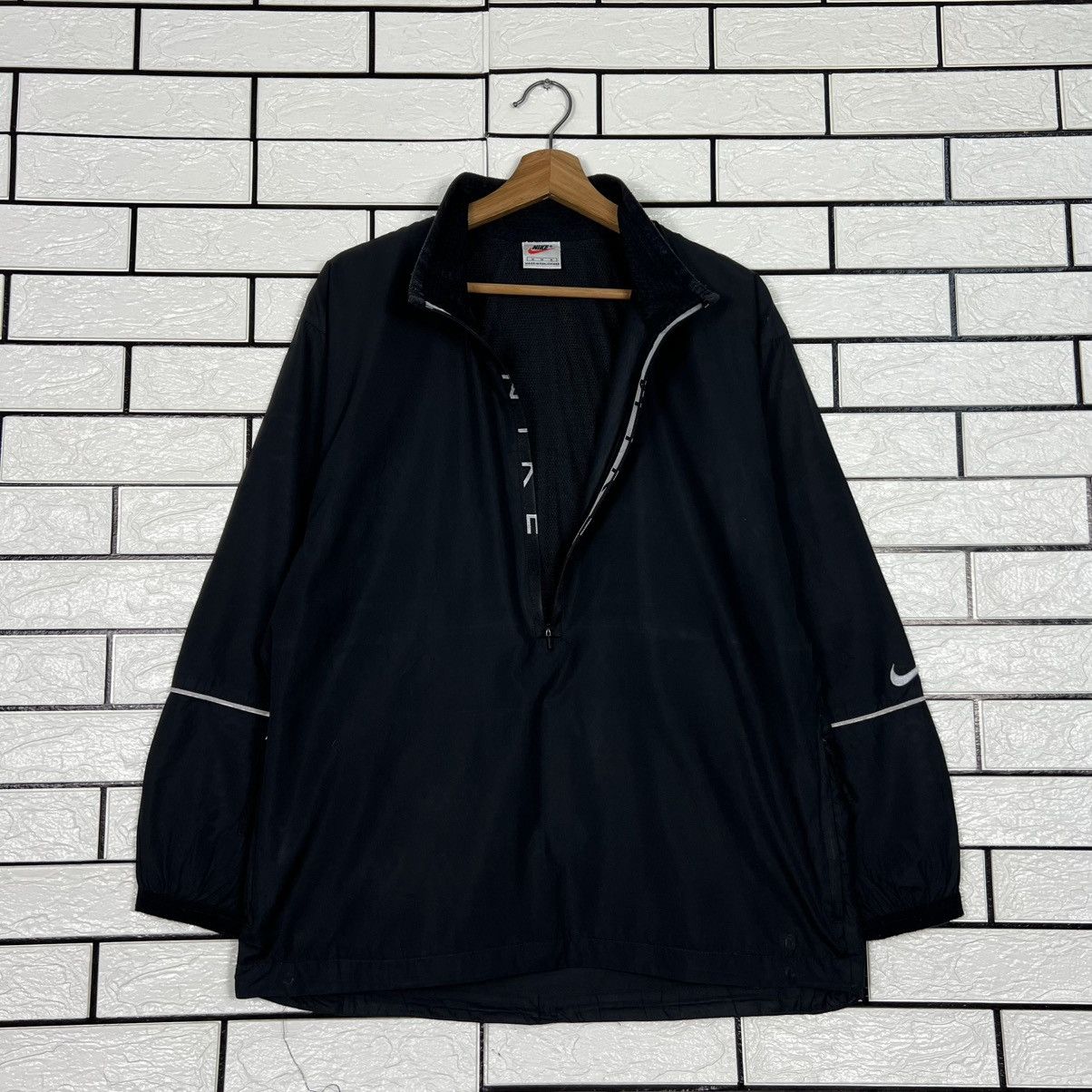 Nike Vintage NIKE Center Logo Half Zipper Light Jacket #4110-C187 Size US M / EU 48-50 / 2 - 10 Thumbnail