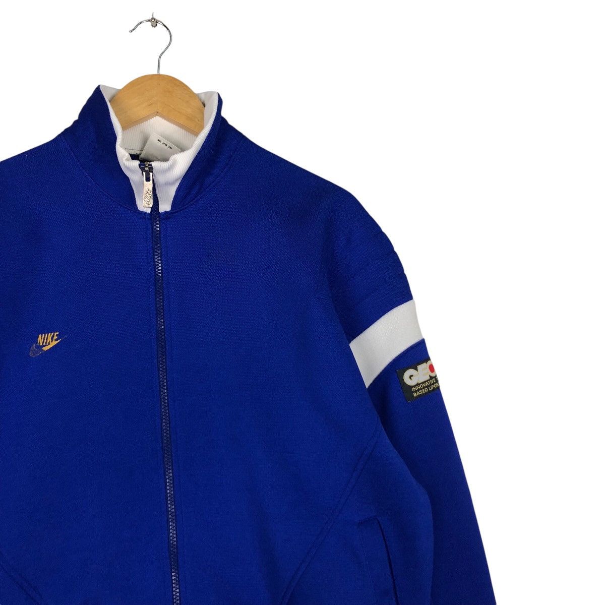 Japanese Brand × Nike × Vintage Vintage Nike Black Tag Blue Sweater Jacket Japan Production Size US M / EU 48-50 / 2 - 5 Thumbnail